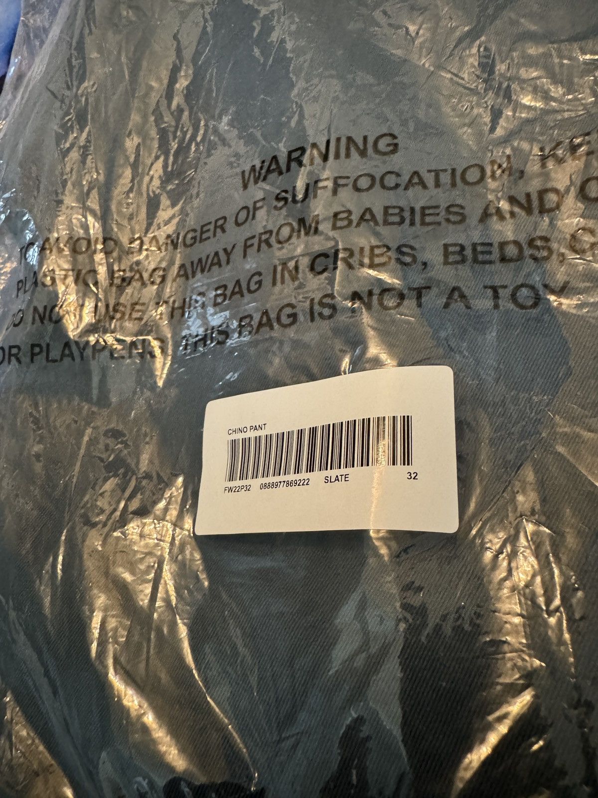 Supreme Supreme Chino Pants Slate- Size 32 Size US 32 / EU 48 - 7 Thumbnail