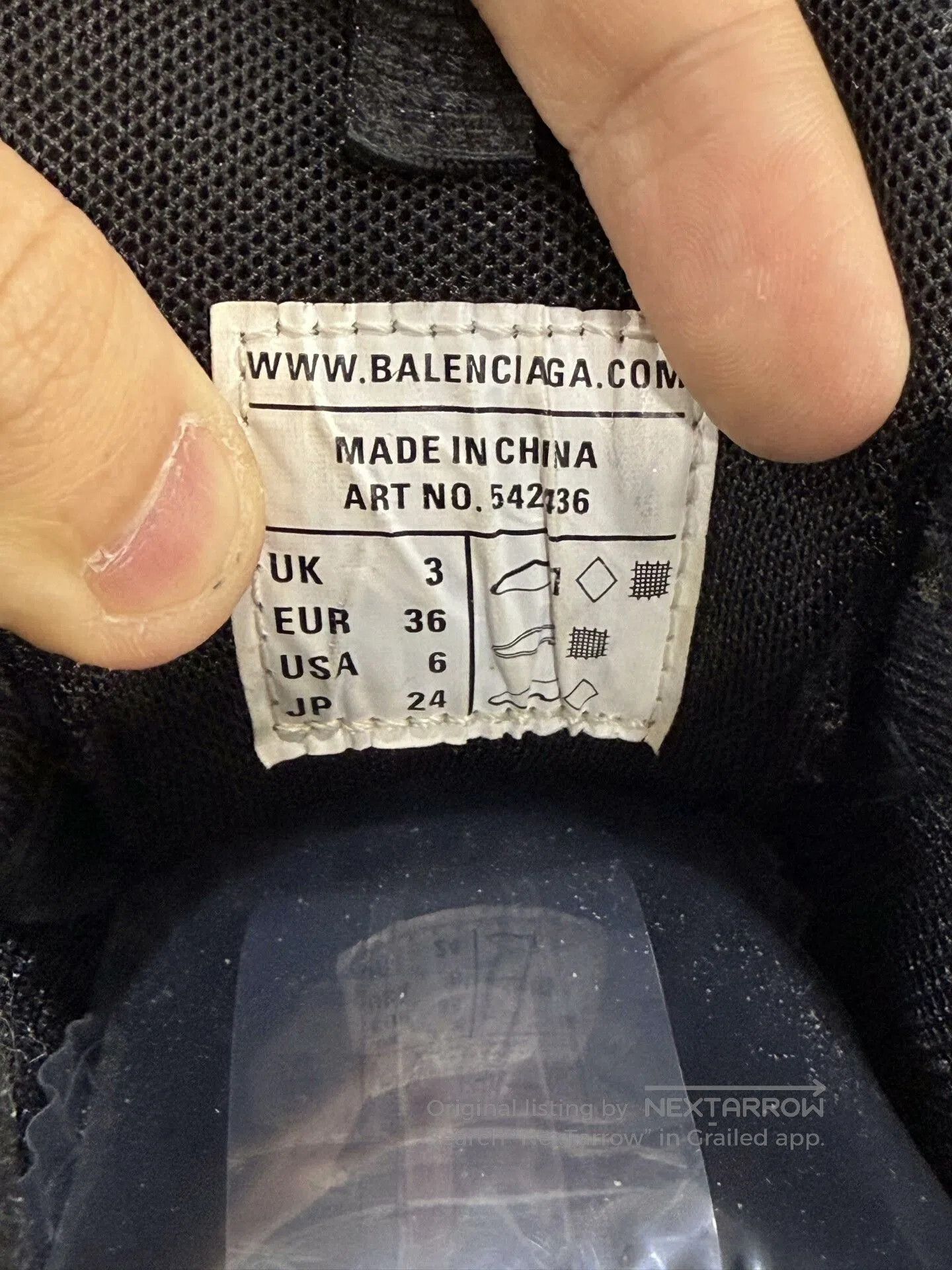 Balenciaga Balenciaga Black Women's Track Sneakers. Size US 5 / IT 35 - 5 Thumbnail