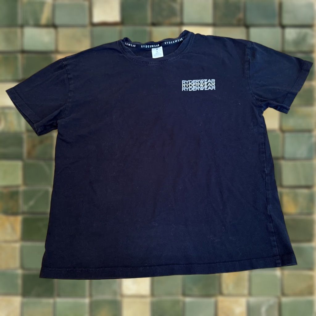 Vintage Ryderwear Co. Men's T-Shirt Small Black Cotton Short Sleeve Logo Workout Lifting Performance - Pre-owned Excellent Mens Size US S / EU 44-46 / 1 - 1 Thumbnail