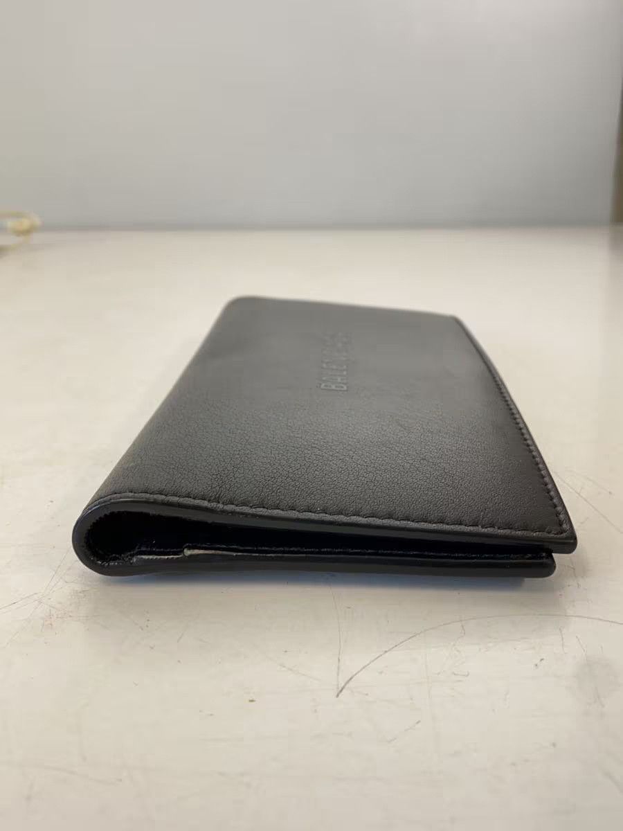 Balenciaga Balenciaga Leather Long Wallet Black Size ONE SIZE - 8 Thumbnail
