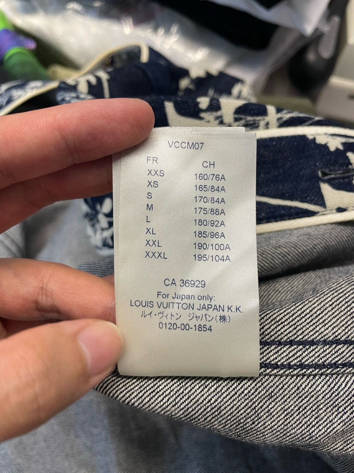 Louis Vuitton Louis Vuitton Wheat-Ears Printed Denim Baseball Jersey Size US XS / EU 42 / 0 - 15 Thumbnail