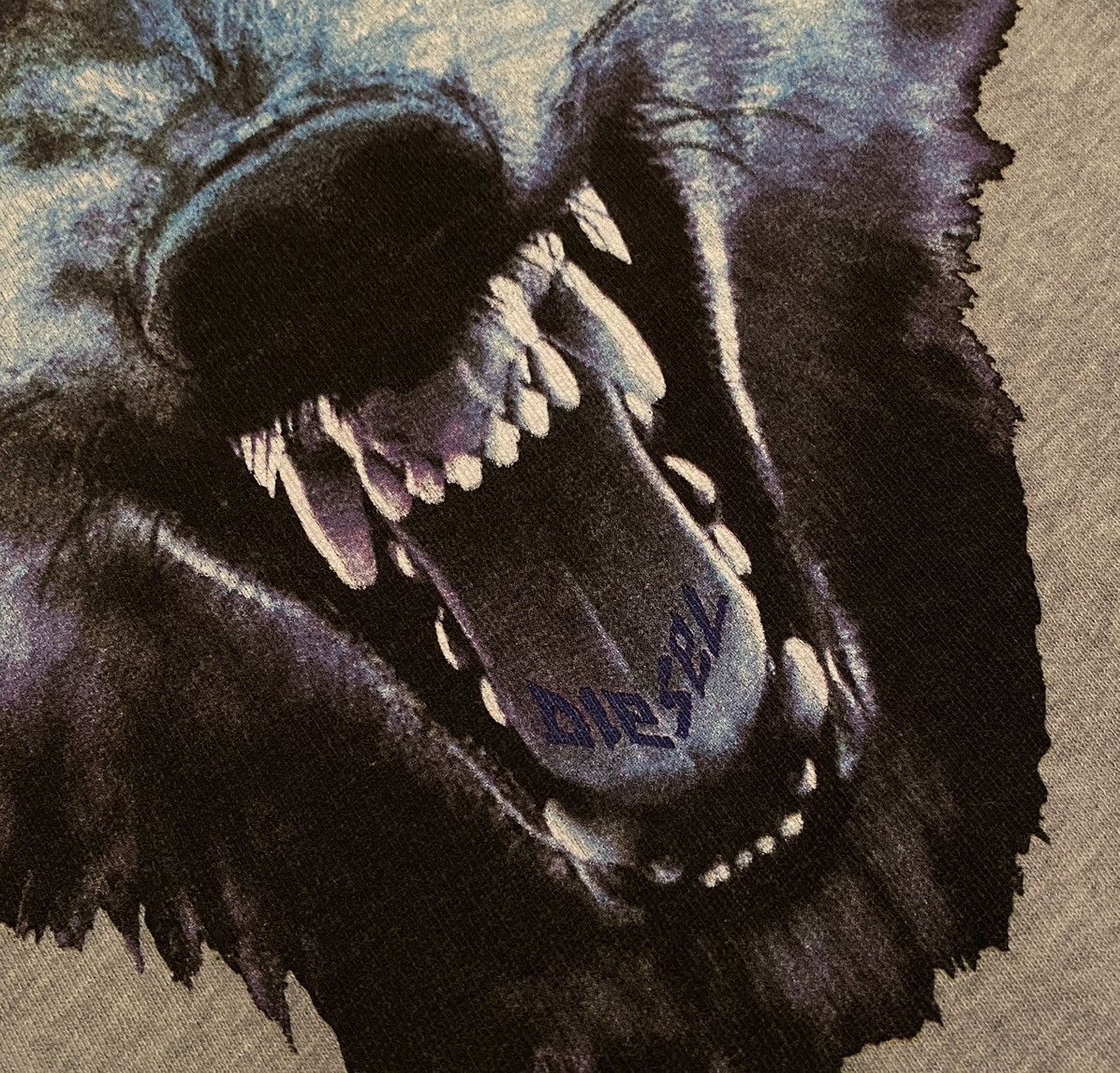 Diesel Diesel Big Logo Wolf Sweatshirt Size US L / EU 52-54 / 3 - 2 Thumbnail