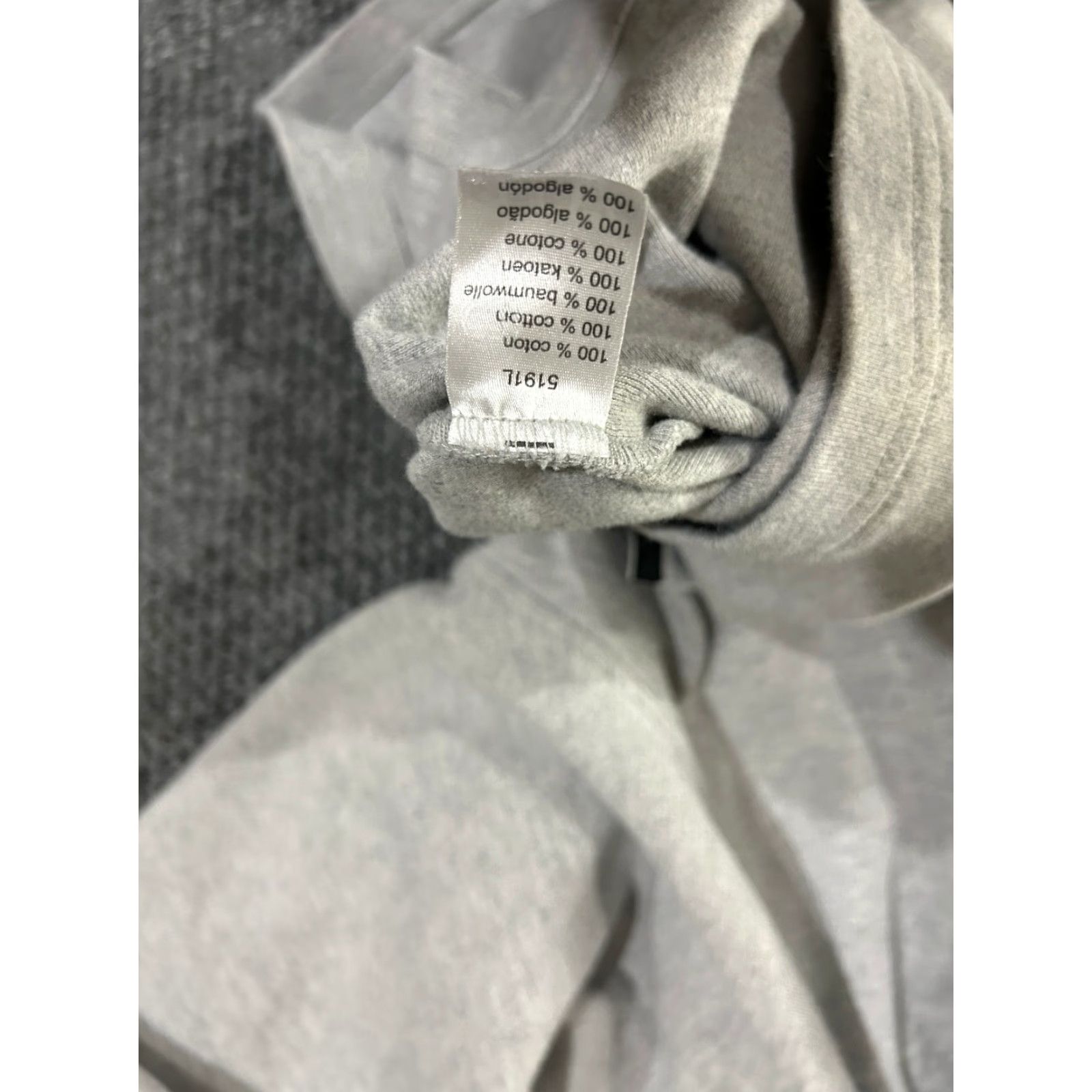 Lacoste Lacoste 1/4 Zip Pullover Mens Gray Cotton Sweatshirt Mock Neck Long Sleeve Logo Zipper Casual Regular Size 8 Men Size US M / EU 48-50 / 2 - 7 Thumbnail