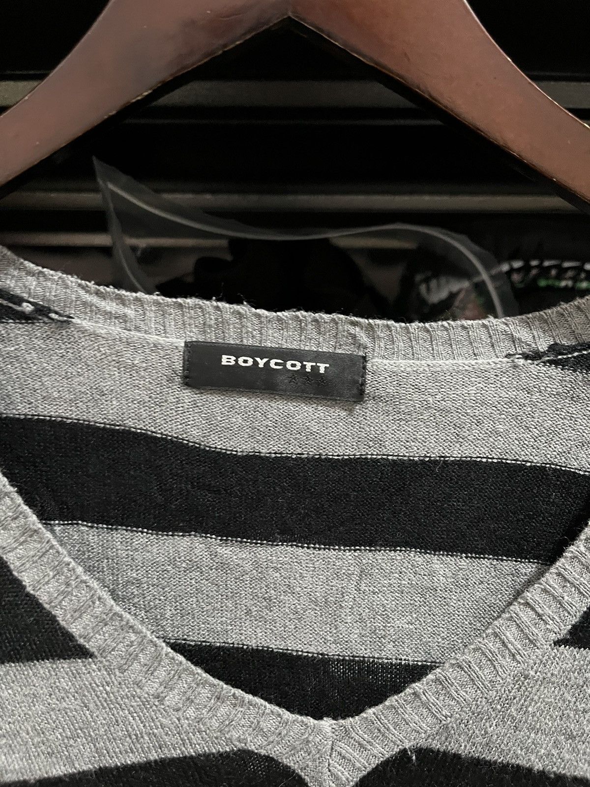 Boycott 💸BINDINGOFFER💸Boycott stripe knite Size US L / EU 52-54 / 3 - 3 Thumbnail