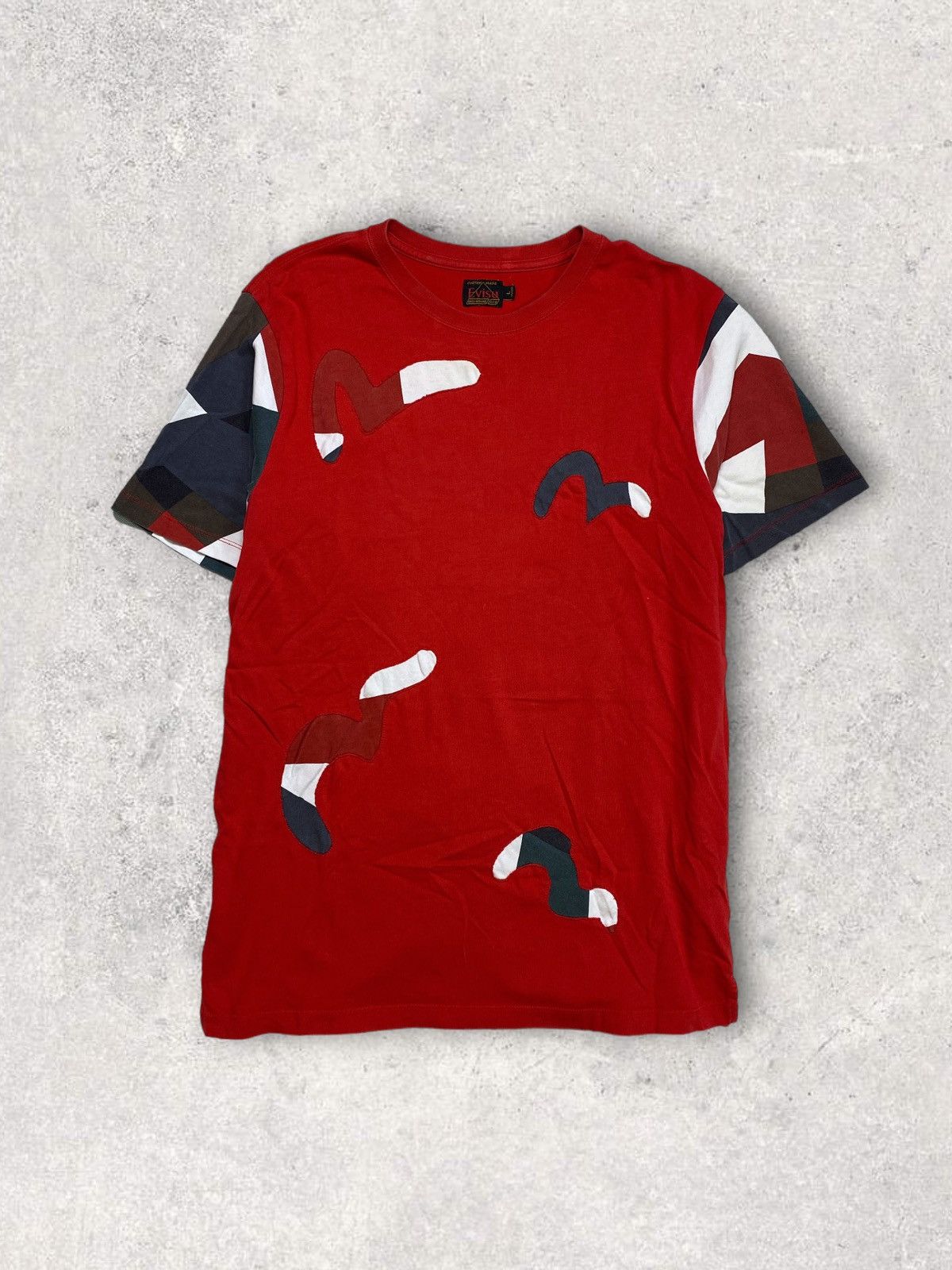 Evisu Evisu red multipocket logo monogram streetwear y2k drip Size US L / EU 52-54 / 3 - 1 Thumbnail