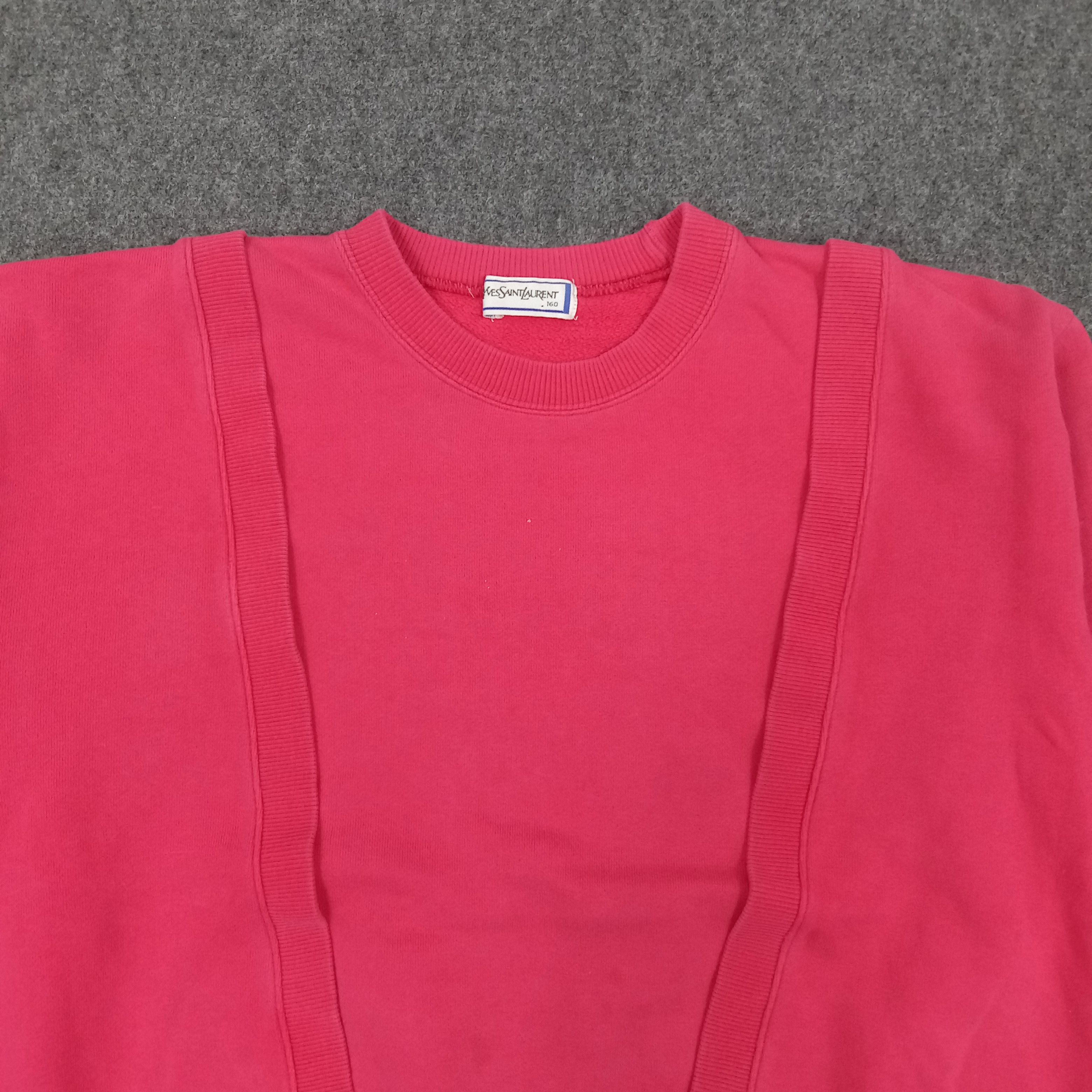 Vintage × Yves Saint Laurent Yves Saint Lauren Italian Brand Sweatshirt Size US L / EU 52-54 / 3 - 2 Thumbnail