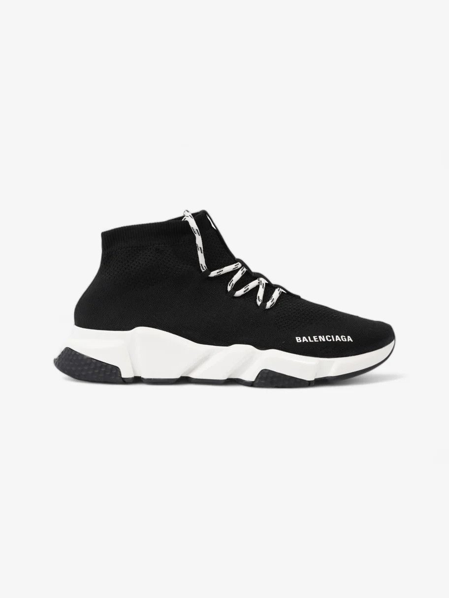 o1bcso1str1024 Speed Lace-up Sneakers in Black/White