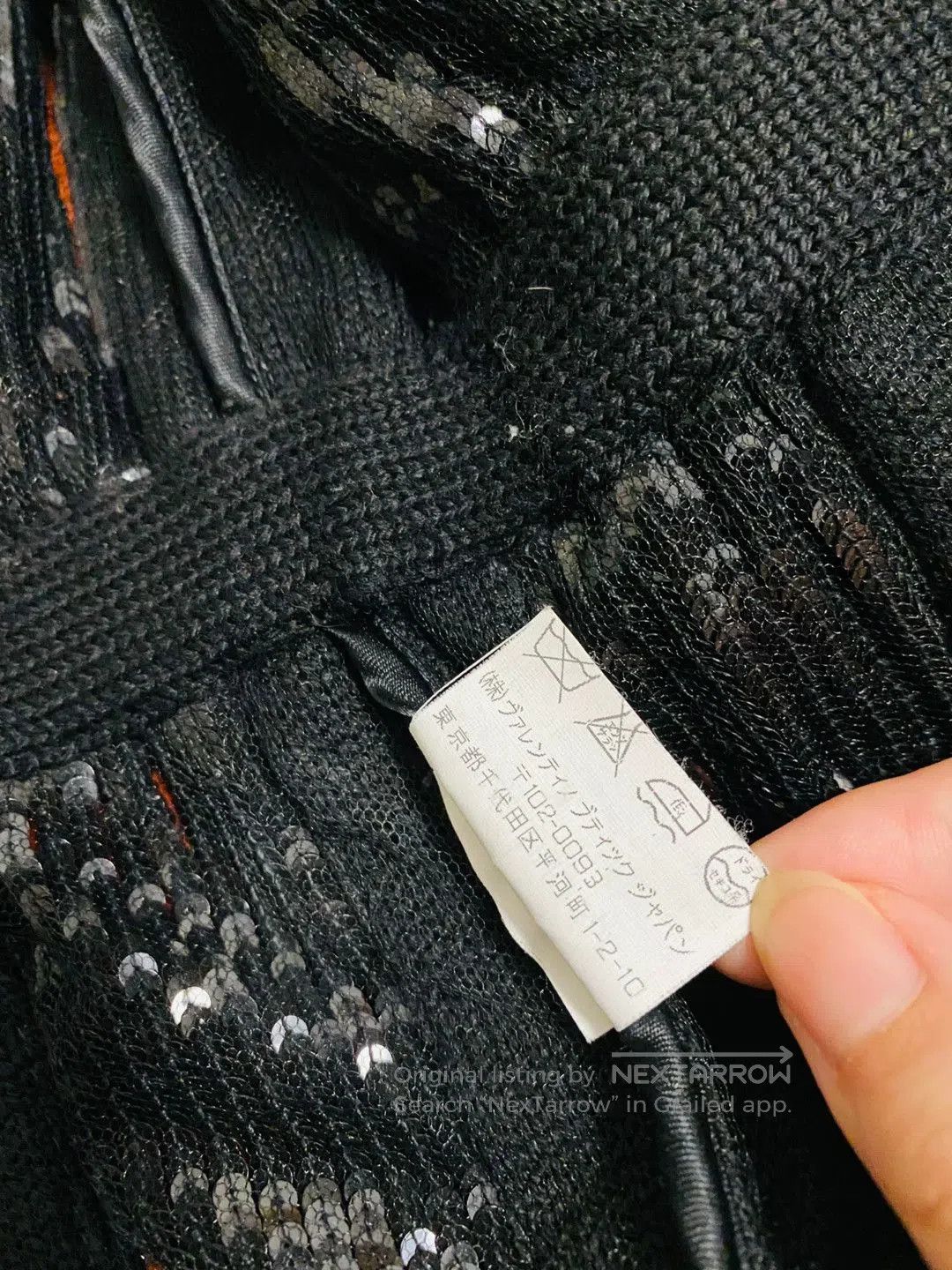 Valentino Valentino Sequin Black Fur Coat. Size US S / EU 44-46 / 1 - 7 Thumbnail
