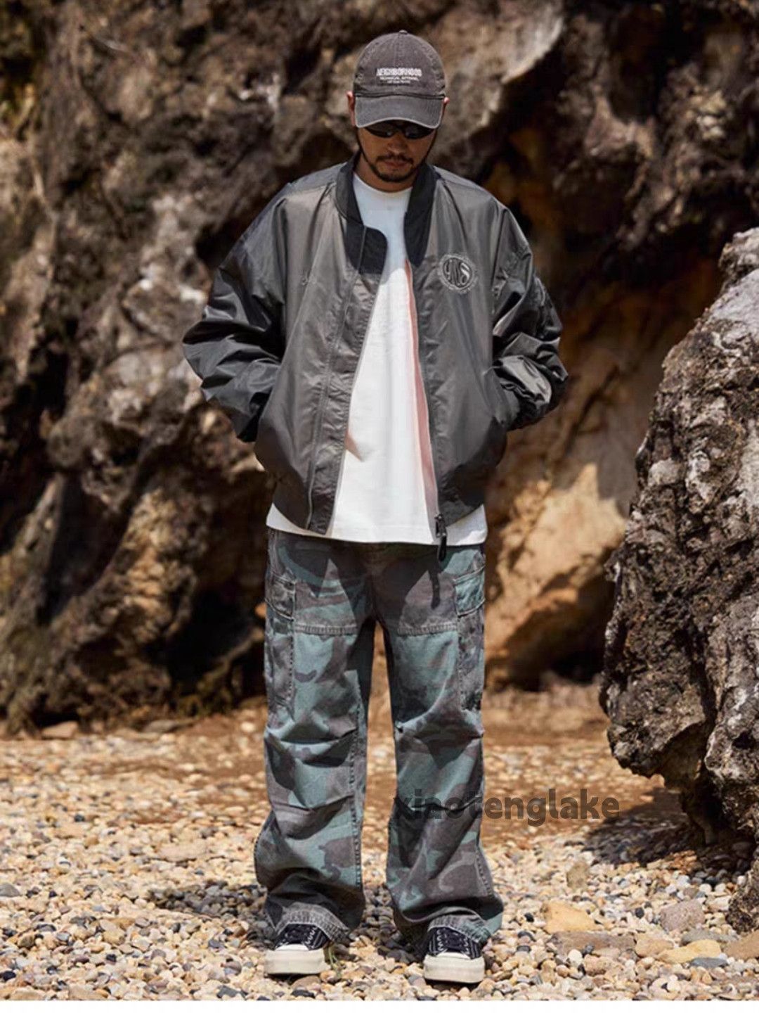 Designer × Japanese Brand × Vintage washed faded loose baggy camo military cargo pants Size US 30 / EU 46 - 5 Thumbnail