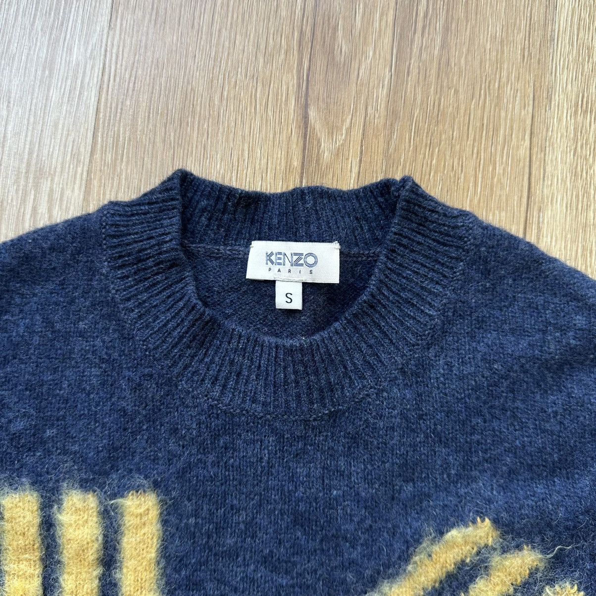Kenzo Luxury Kenzo Paris Wool Mohair Knit Big K Logo Sweater Size S / US 4 / IT 40 - 5 Thumbnail