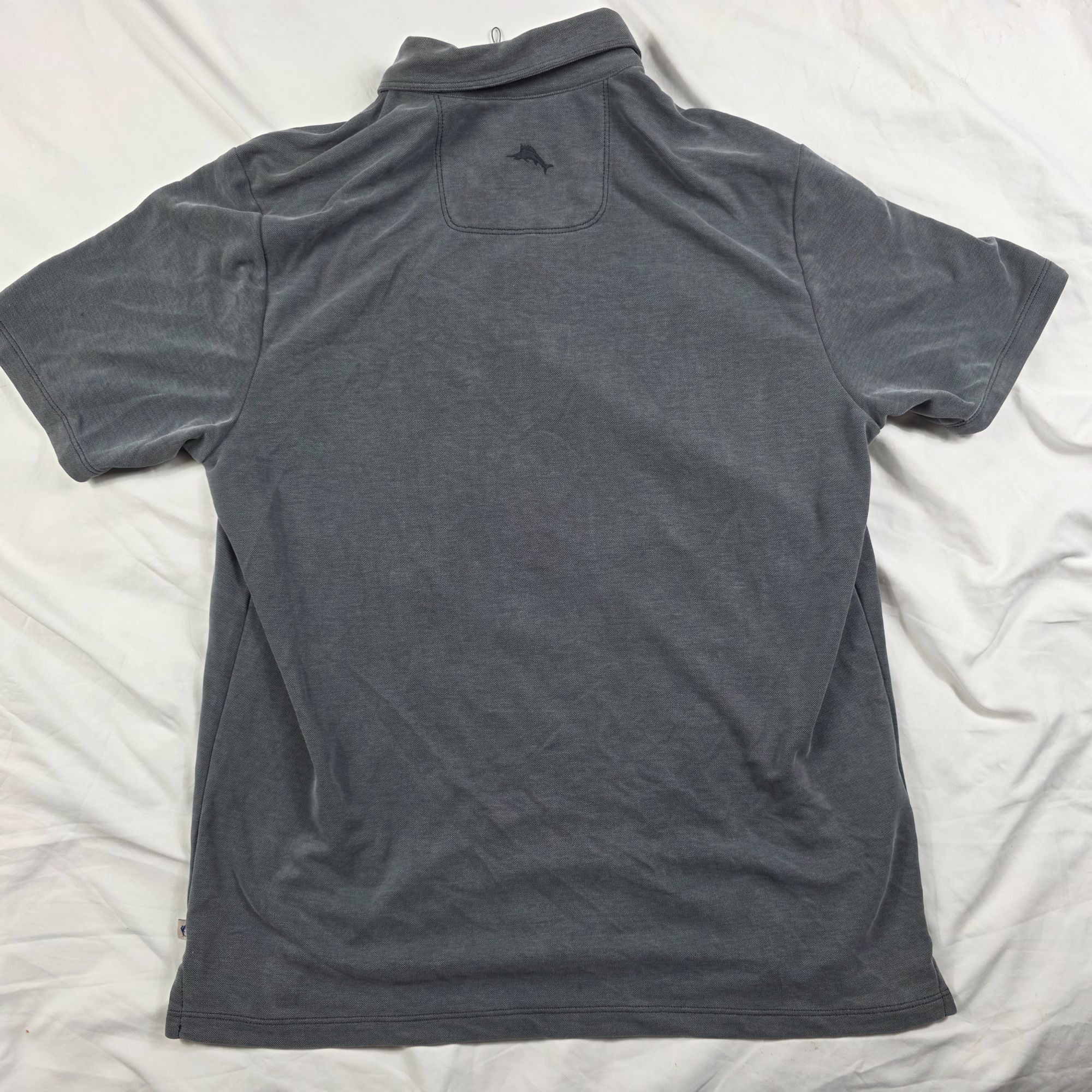 Tommy Bahama Tommy Bahama Shoreline Surf Mens Polo Shirt Medium Gray Shor Size US M / EU 48-50 / 2 - 2 Thumbnail