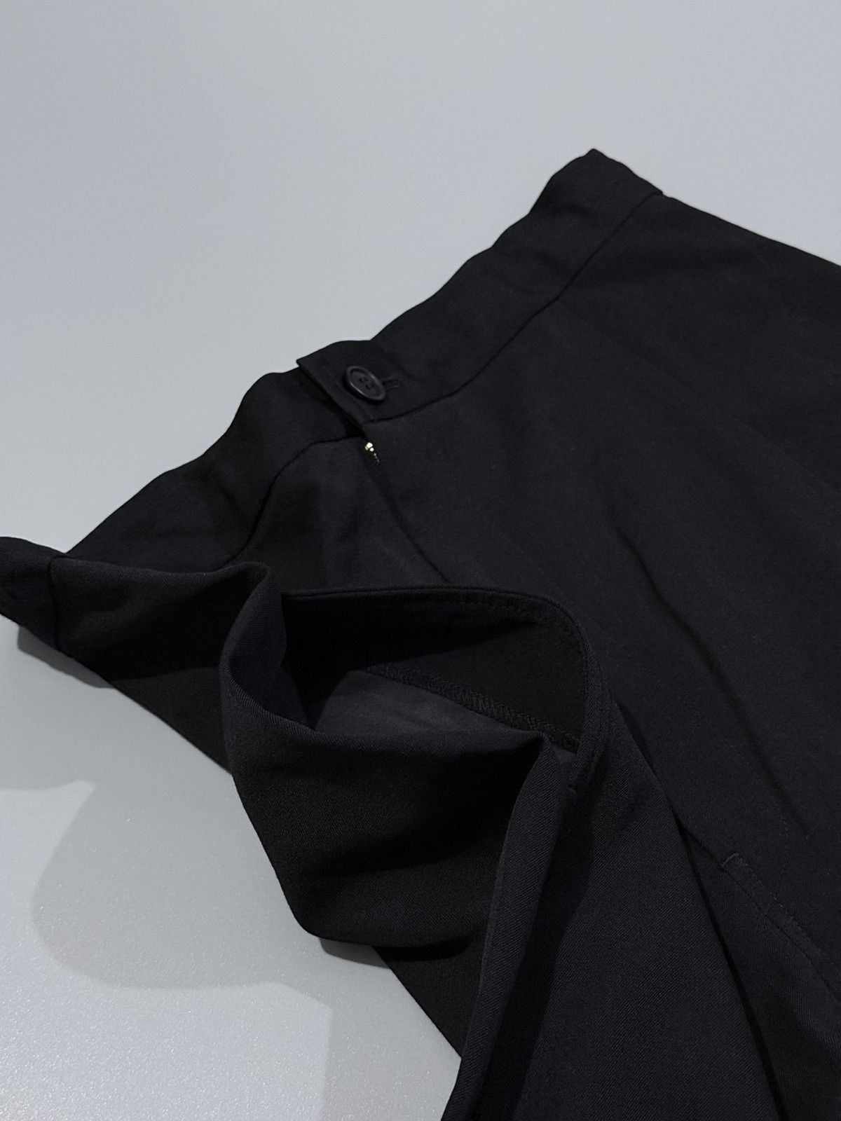 Yohji Yamamoto Yohji Yamamoto Wool Gabadine Saruel Skirt Pants Size 31" - 5 Thumbnail