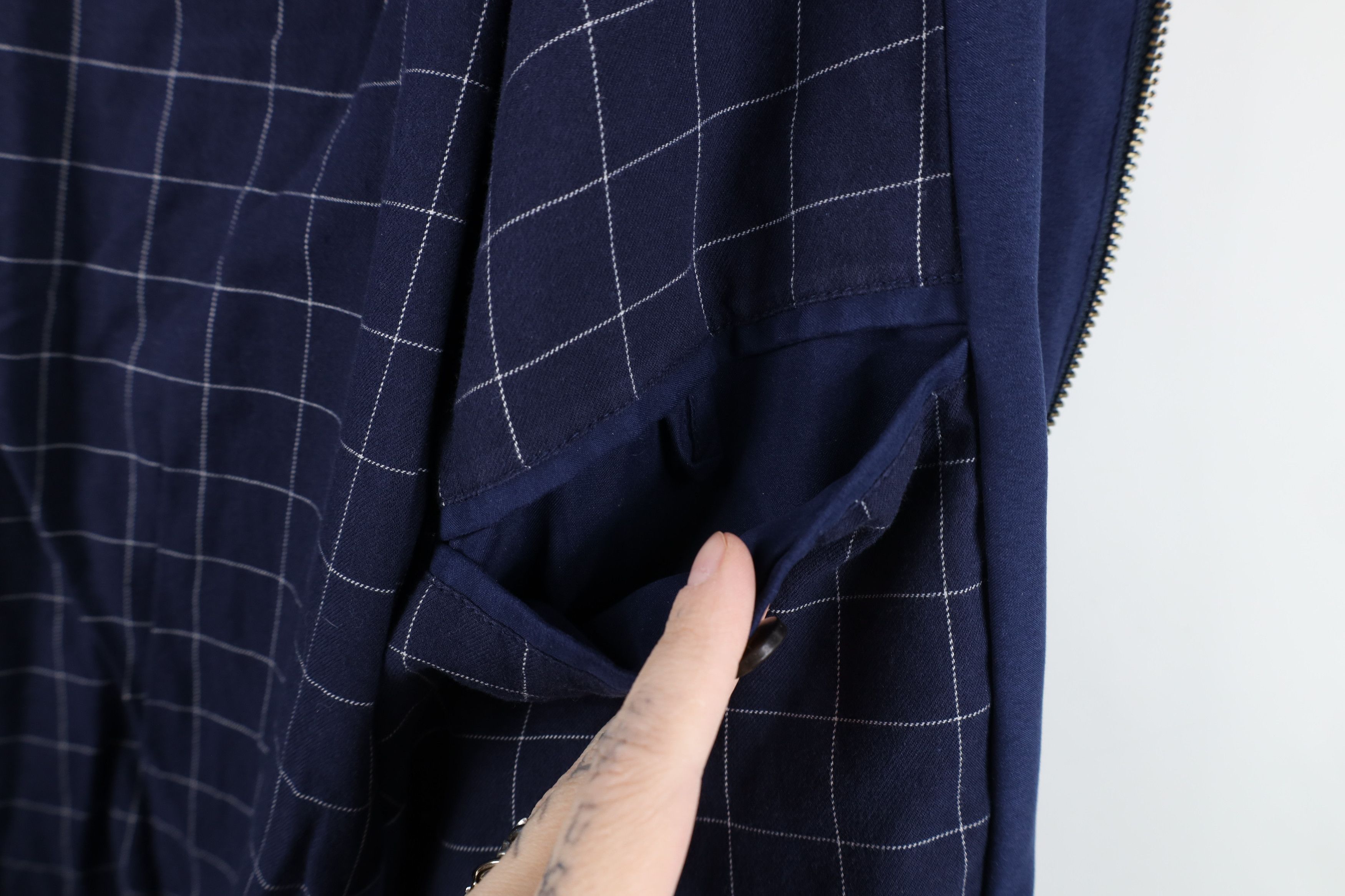Ralph Lauren Vintage 90s Ralph Lauren Microfiber Bomber Jacket Navy Blue Size US XL / EU 56 / 4 - 12 Thumbnail