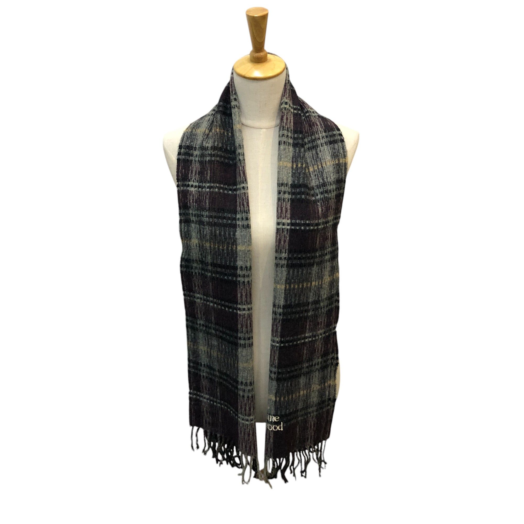 Vivienne Westwood Vivienne Westwood Wool Scarf Muffler V2954 Size ONE SIZE - 2 Thumbnail