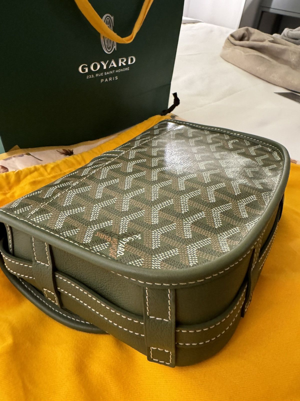 Goyard Belvedere PM Khaki/Army Green