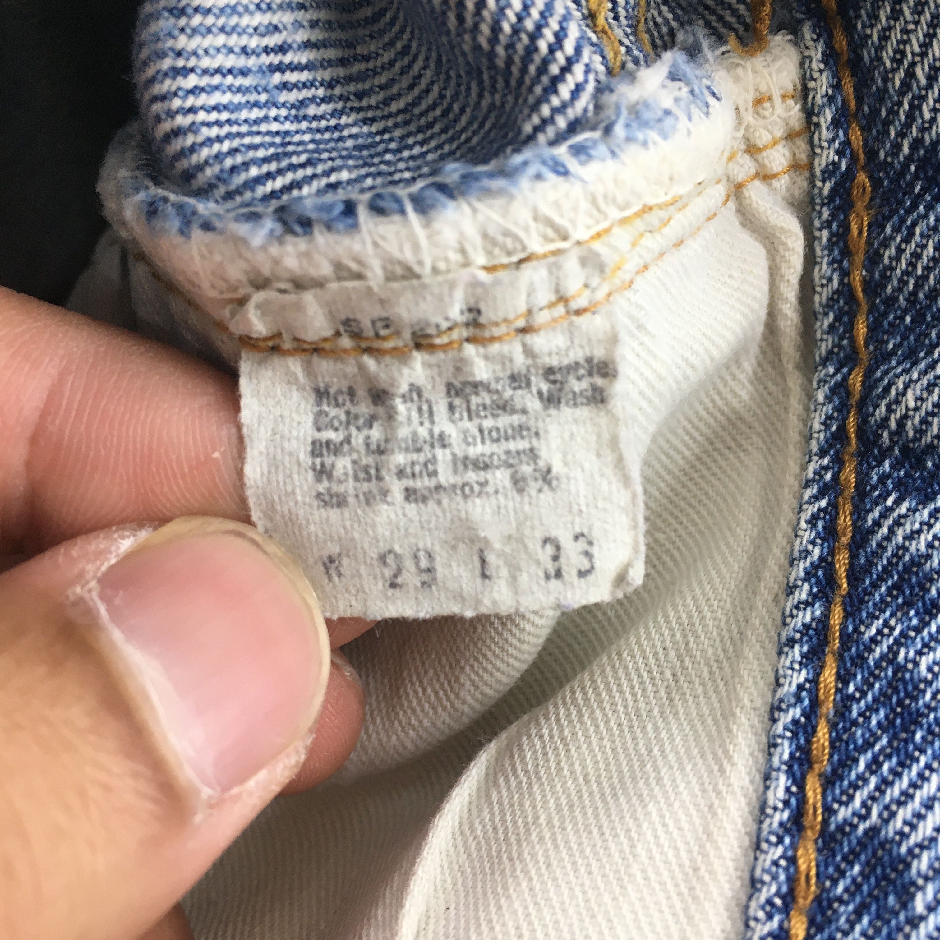 Levi's Size 27x30 Vintage 1970s Levi's 501 Selvedge Jeans S1924 Size 27" / US 4 / IT 40 - 13 Thumbnail
