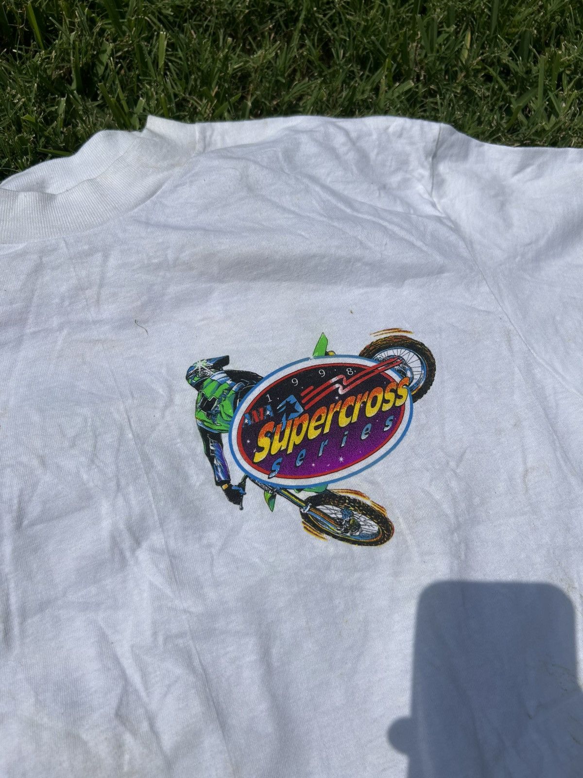 Vintage Vintage 1998 San Diego Supercross Series Motocross Shirt Size US L / EU 52-54 / 3 - 5 Thumbnail