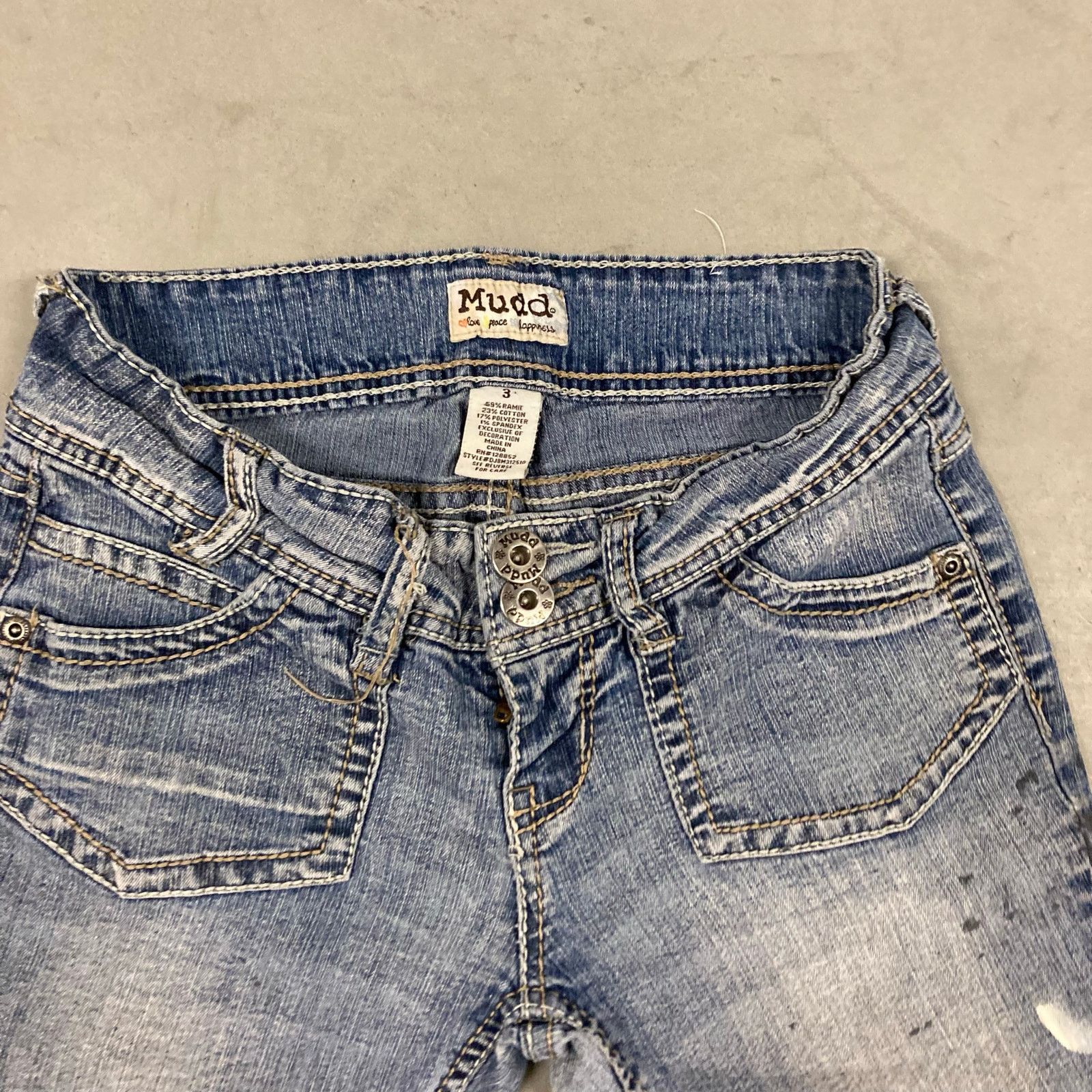Vintage Y2K low rise mudd bootcut Jeans 26x30 Size US 26 / EU 42 - 5 Thumbnail