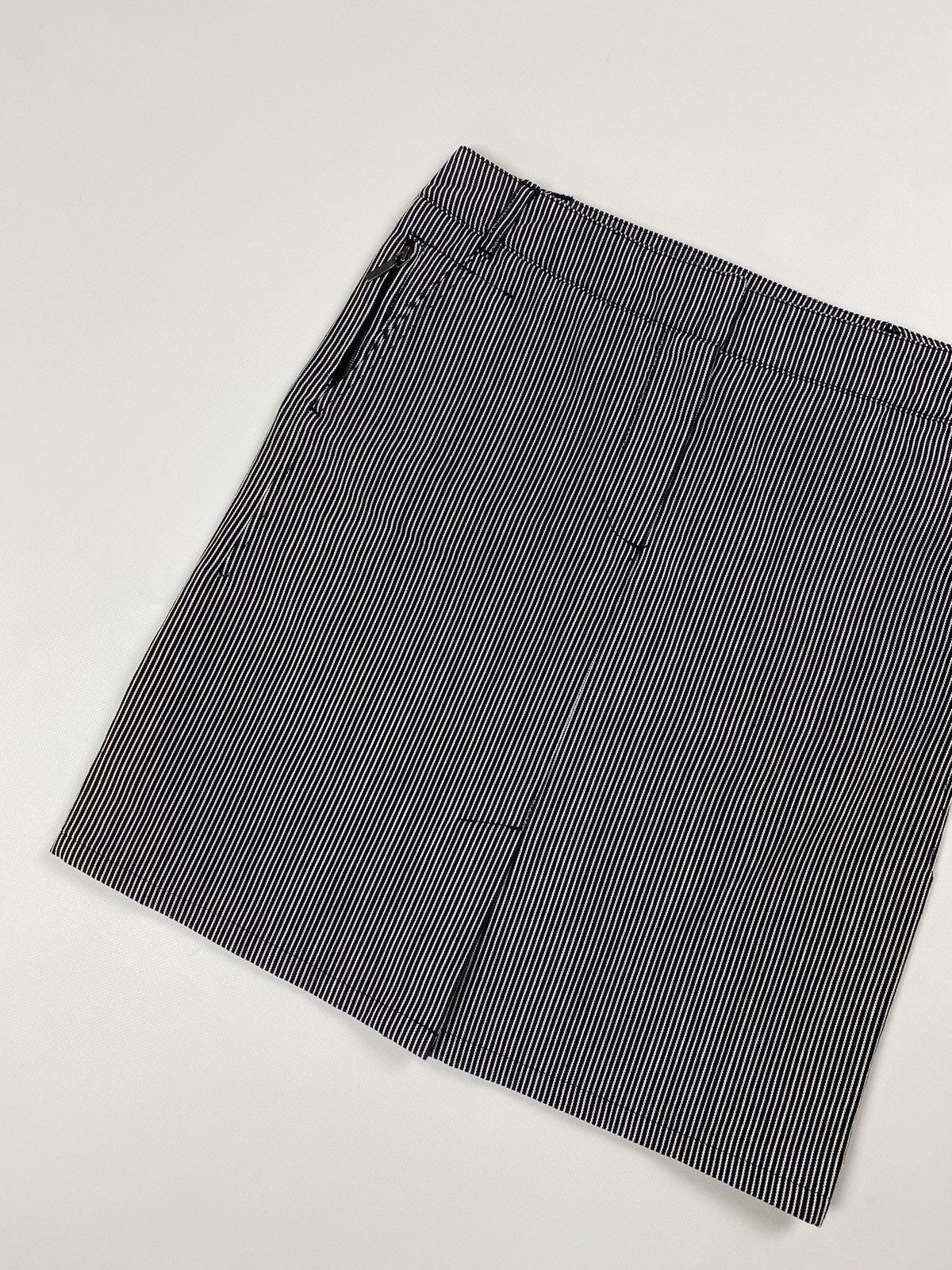 Jil Sander Jil Sander ladies striped denim pencil skirt size 27 Size 27" / US 4 / IT 40 - 5 Thumbnail