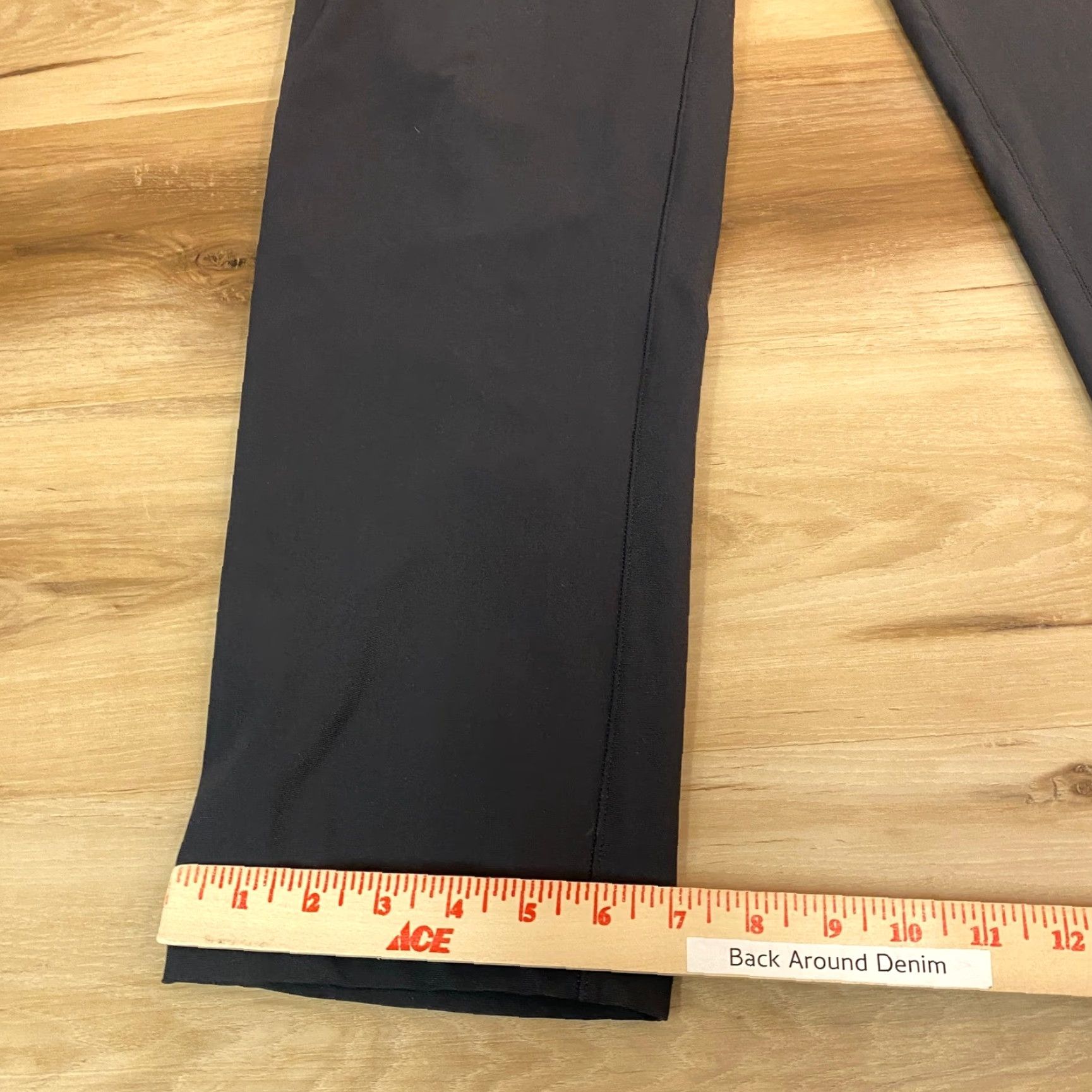 Lululemon Lululemon ABC Pants Mens 34 Charcoal Black Athletic Technical Travel Chino Straight Leg Pockets Zipper Button Logo 34 in 31 in Regular Mens Size US 34 / EU 50 - 5 Thumbnail