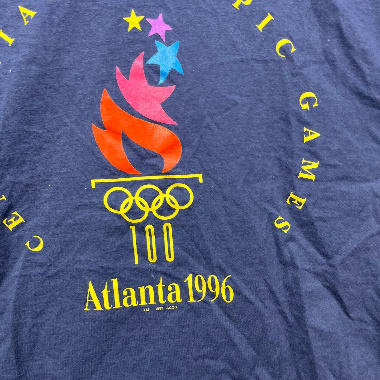 Champion × Vintage Vintage 1996 Atlanta Olympic Games Champion T Shirt XL Size US XL / EU 56 / 4 - 3 Thumbnail