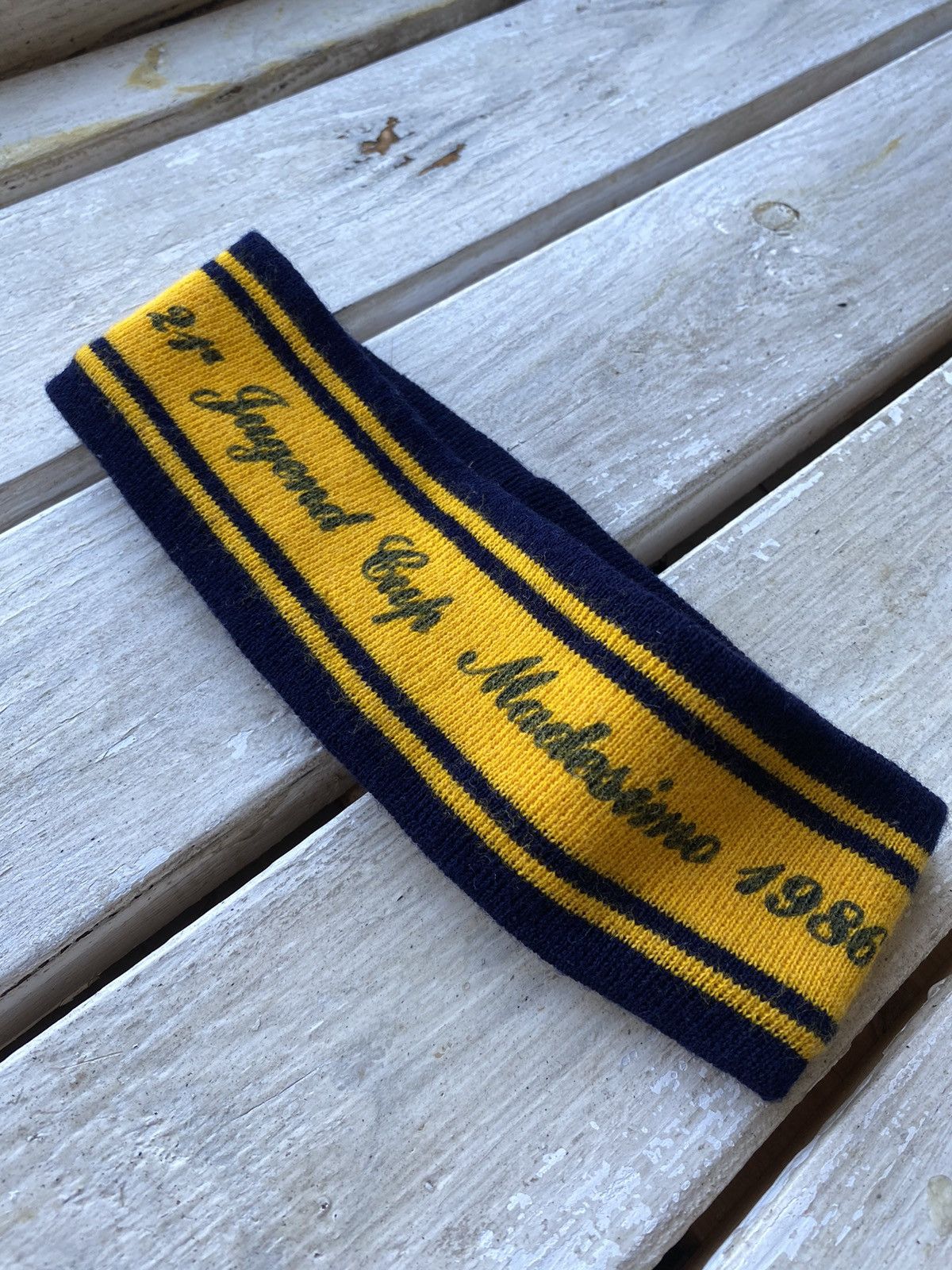 Vintage Rare #21 Jugend Cup Madesimo 1986 Ski Headband Size ONE SIZE - 3 Thumbnail