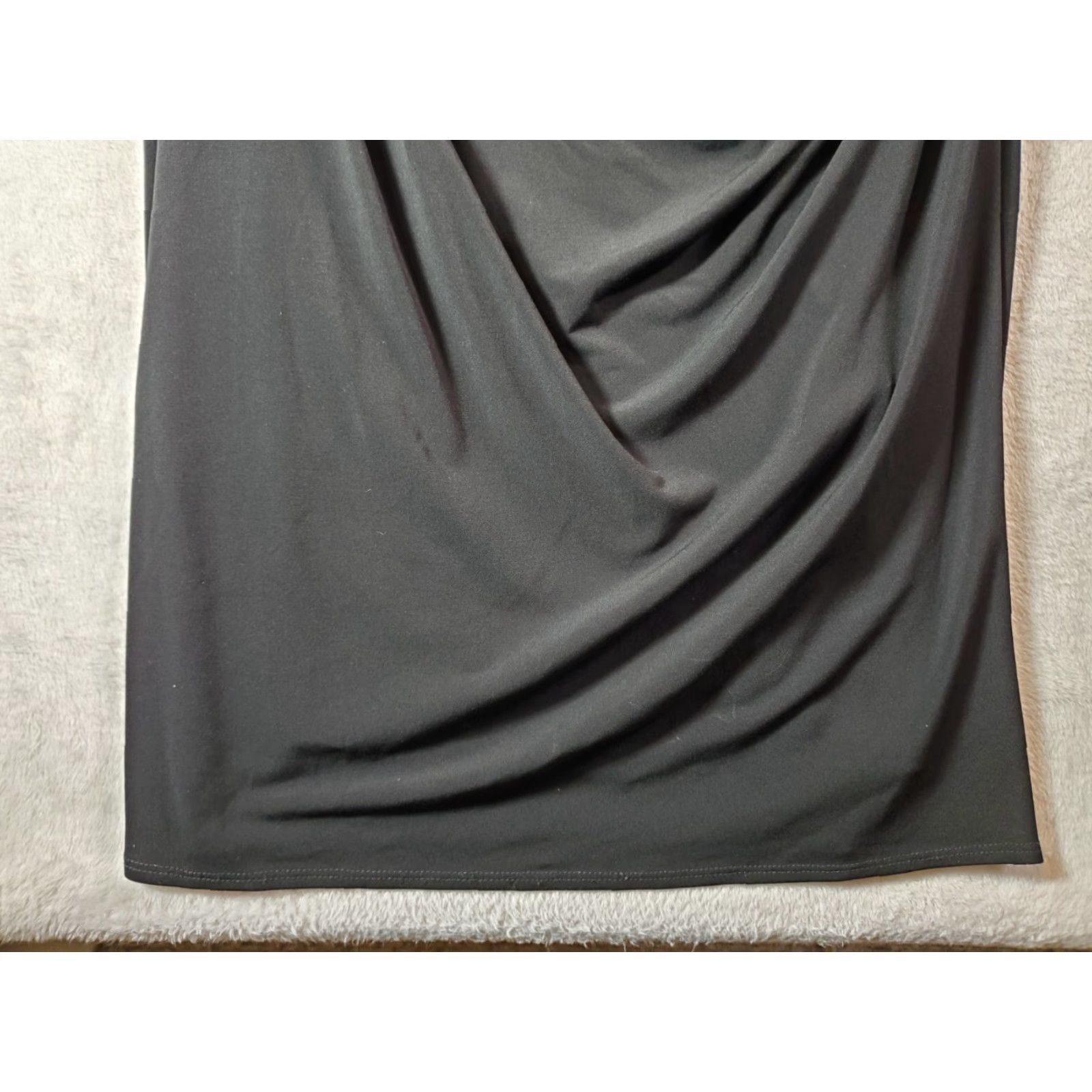 Laundry by Shelli Segal Laundry by Shelli Segal Long Maxi Dress Womens Size 12 Black Long Sleeve V Neck Size XL / US 12-14 / IT 48-50 - 3 Thumbnail