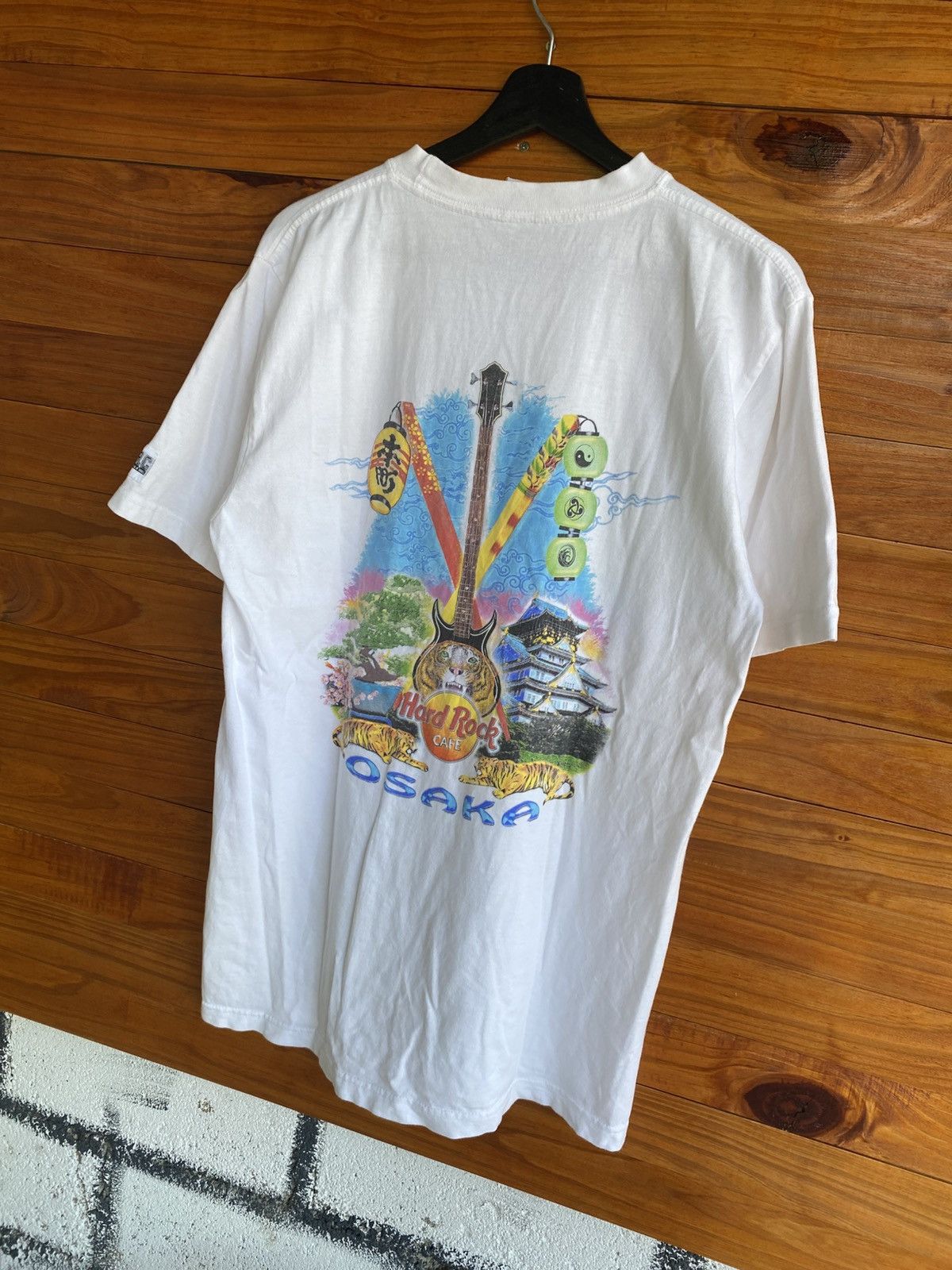 Hard Rock Cafe Vintage Hard Rock Cafe Osaka White Heavy Tee Collectible Size US M / EU 48-50 / 2 - 4 Thumbnail
