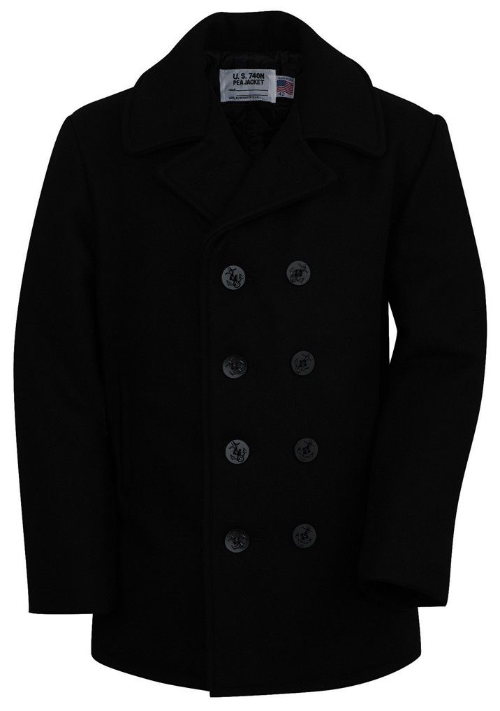 Schott Classic Melton Pea Coat Schott in Boys Size 16 Size US XXS / EU 40 - 1 Thumbnail