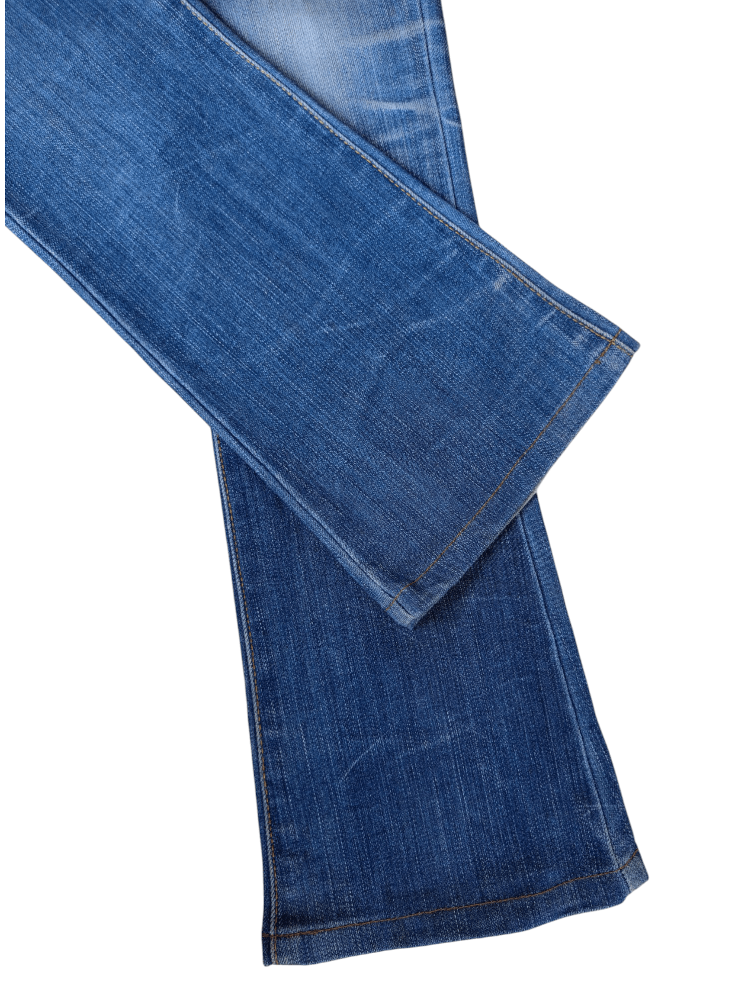 Burberry × Vintage Burberry London Blue Label Vintage Streetwear Denim Bootcut Size 25" / US 0 / IT 36 - 9 Thumbnail