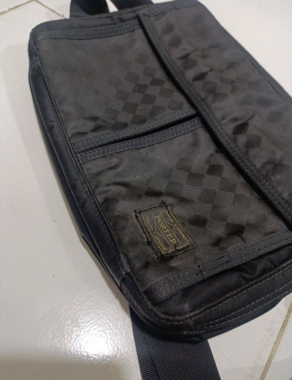 Porter Porter Yoshida Japan Quilted Pattern Nylon Crossbody Bag Size ONE SIZE - 3 Thumbnail