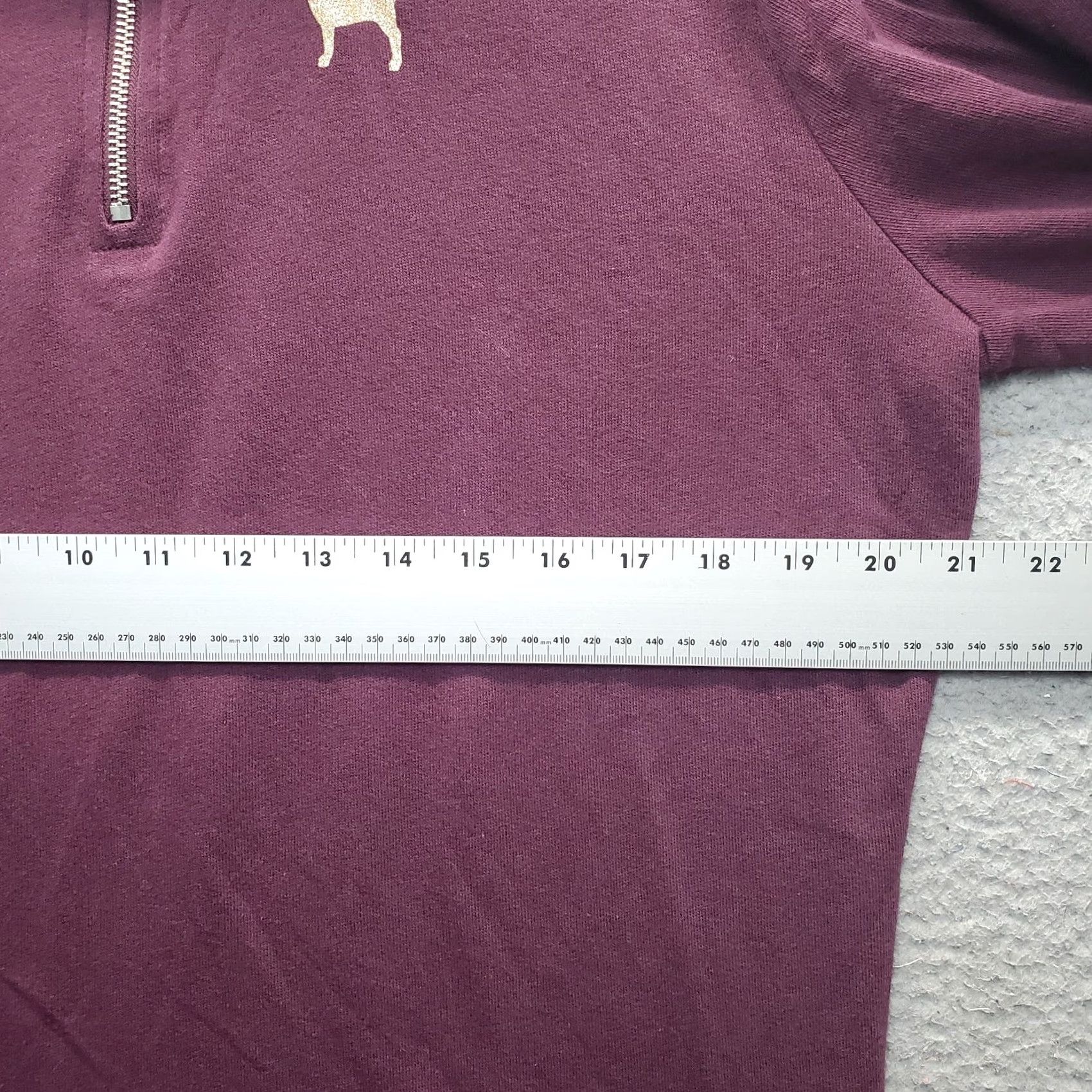 Victoria's Secret Victoria's Secret PINK Sweatshirt Womens L Burgundy 1/4 Zip Sherpa-Lined Collar Zip Pullover Size L / US 10 / IT 46 - 4 Thumbnail