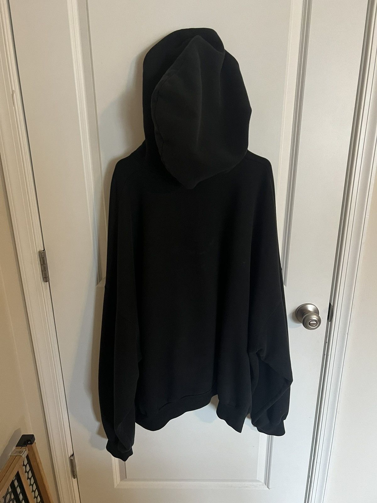 Adidas × Balenciaga Balenciaga Adidas Collab Hoodie in Black Trefoil Size US L / EU 52-54 / 3 - 3 Thumbnail