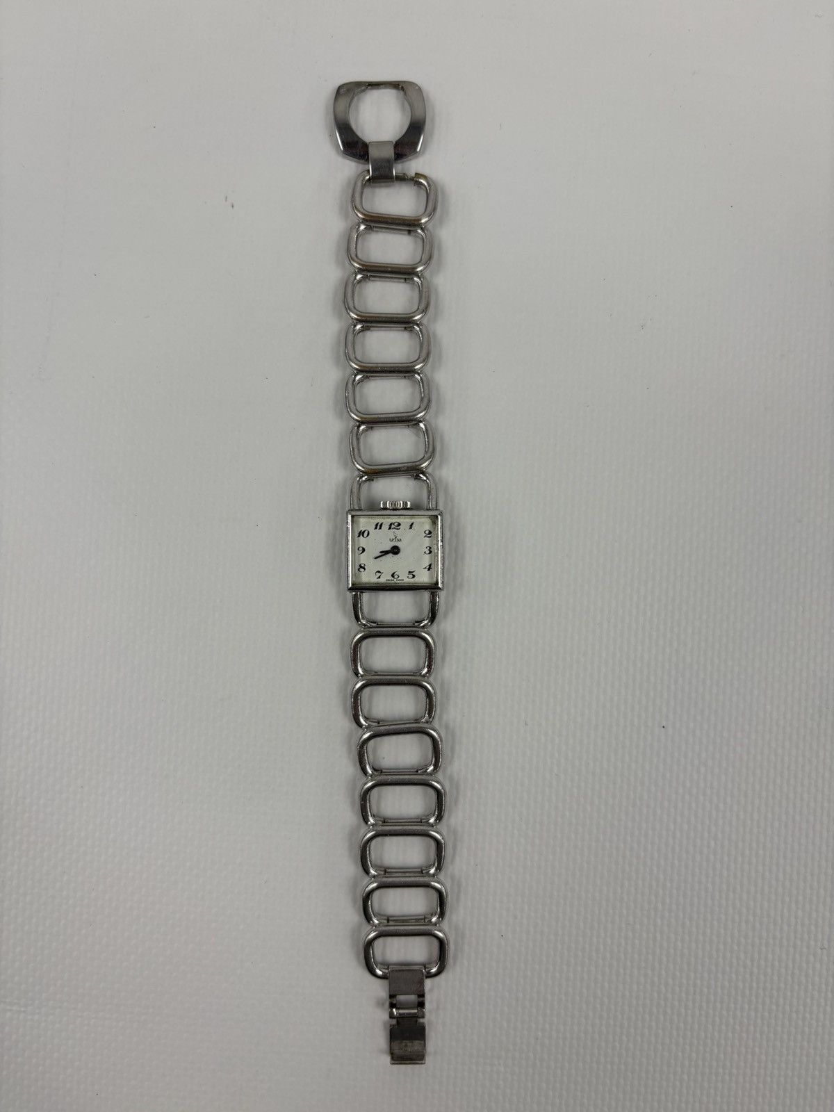 Casio Rare 50's Vintage HELVA Mechanical Swiss Watch Antique Silver Bracelet Size ONE SIZE - 5 Thumbnail