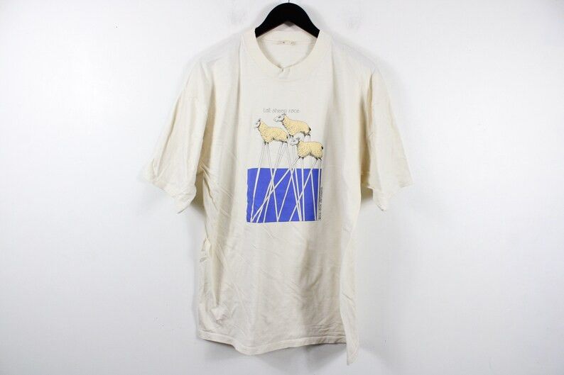 Vintage Simon-Drew-Dartmouth Art Tee-Shirt / Artist Graphic T-Shirt Size US XL / EU 56 / 4 - 1 Preview