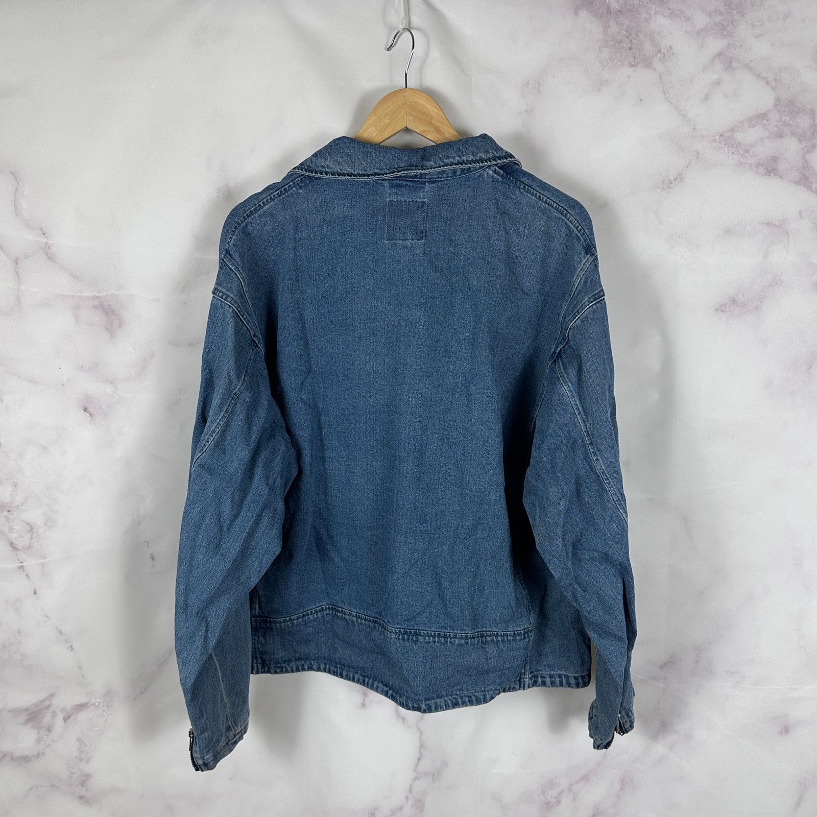 Beams Japan Light Wash Moto Denim Jacket Size US M / EU 48-50 / 2 - 8 Thumbnail