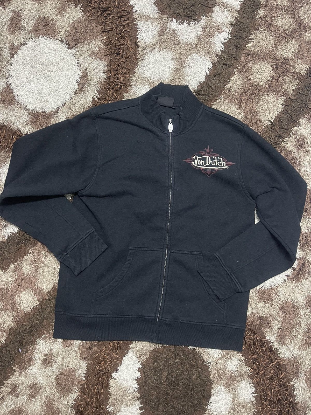 Von Dutch VINTAGE VON DUTCH EMBROIDERED ZIPPER UP VERY RARE Size US XL / EU 56 / 4 - 3 Thumbnail