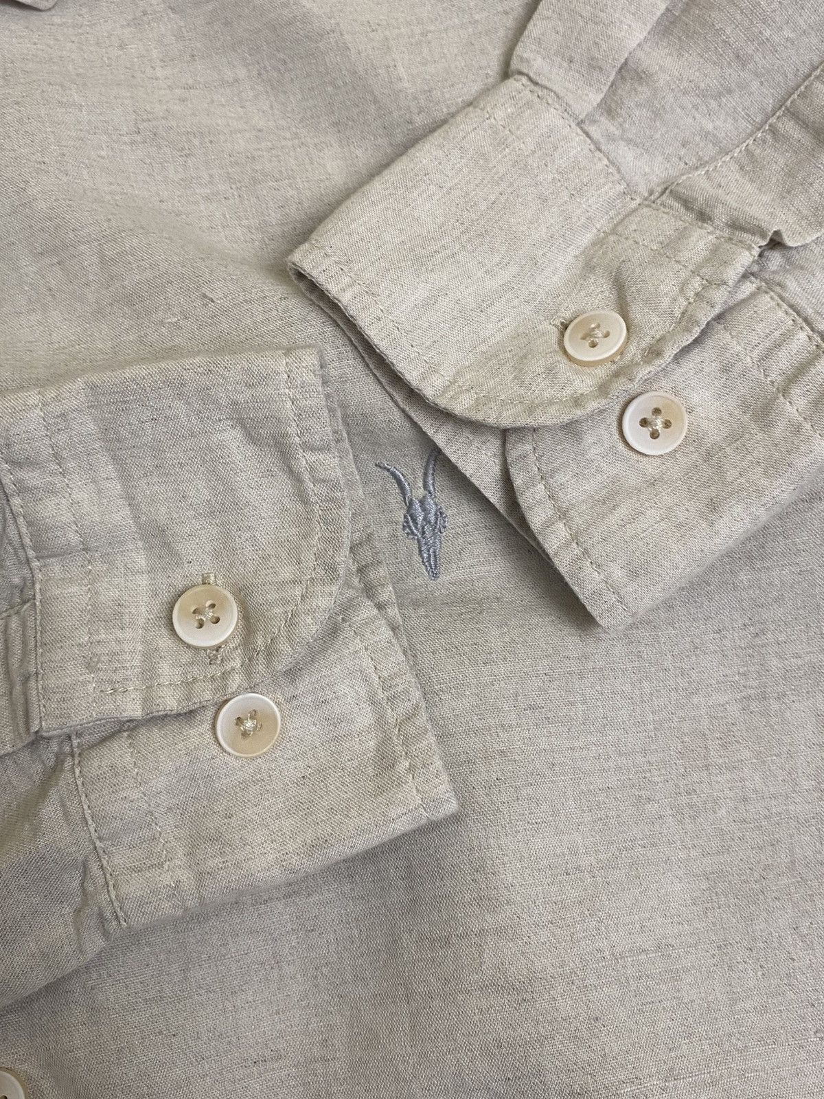 Allsaints AllSaints 100% Linen Button Shirt Size: S Old Money Style Size US S / EU 44-46 / 1 - 6 Thumbnail
