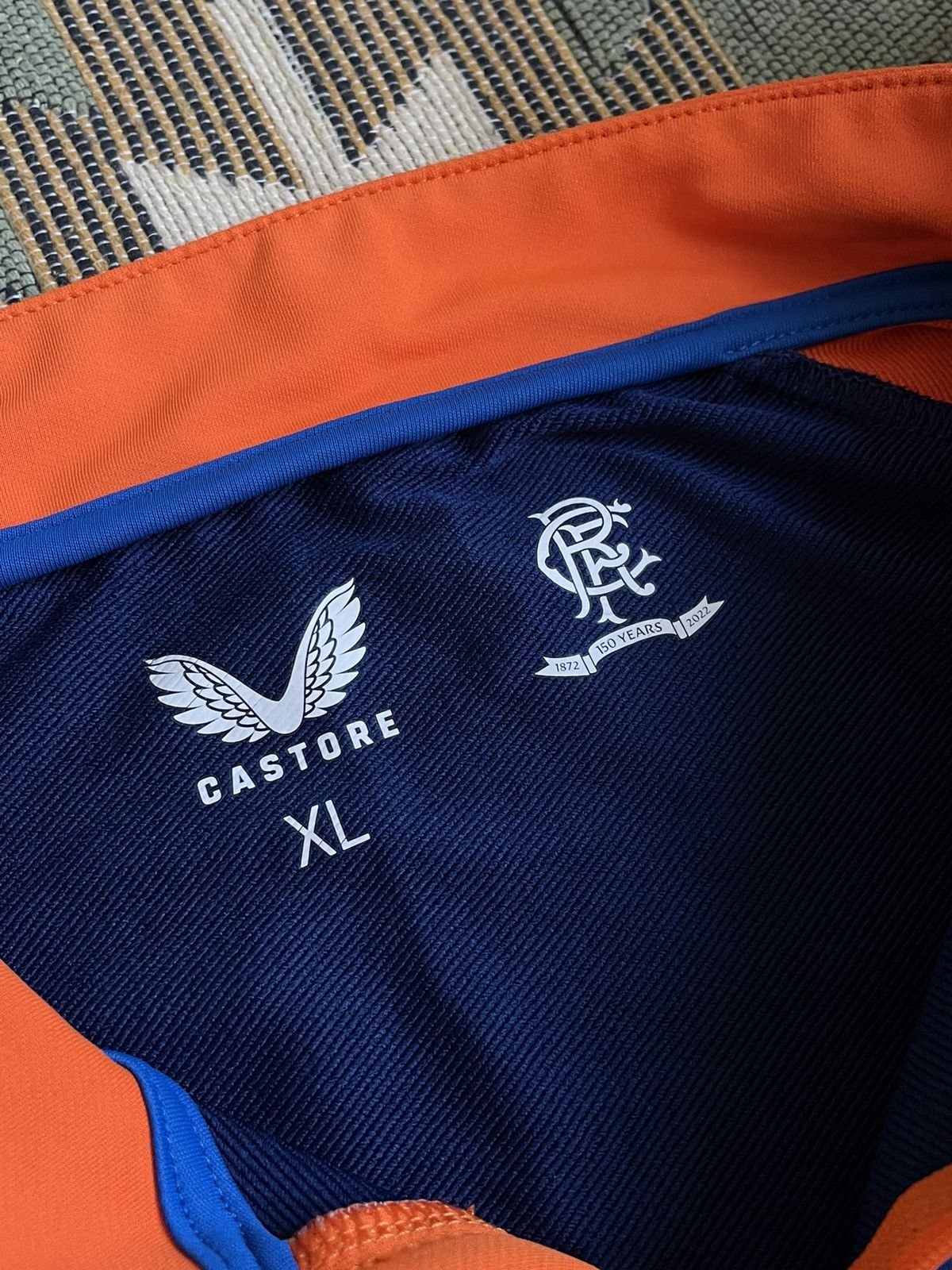 Castore Castore Rangers 1/3 Zip Training Longsleve Size US XL / EU 56 / 4 - 9 Thumbnail