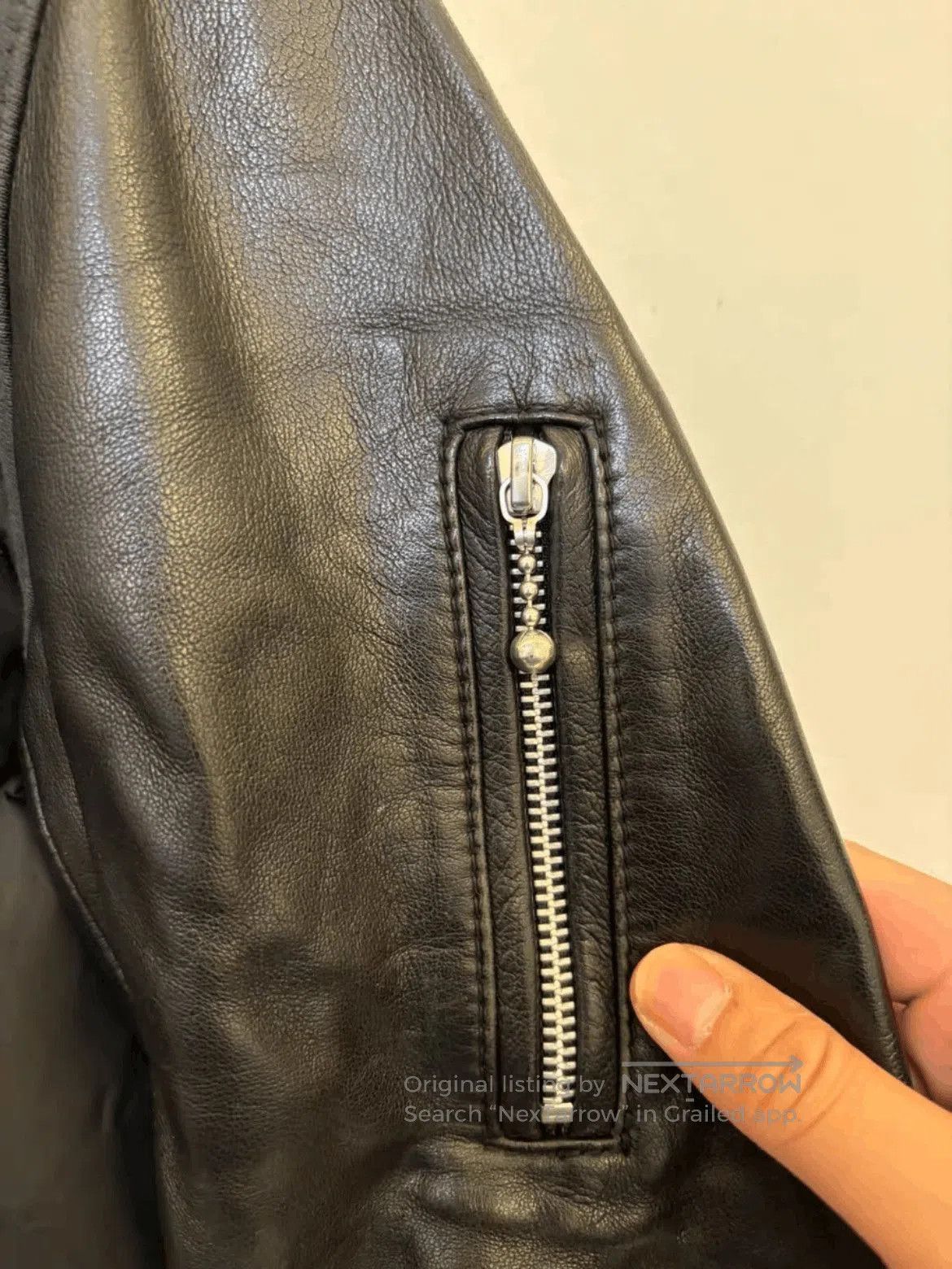 Undercover Sz 1 Undercover Leather Sleeves Puffer Jacket. Size US S / EU 44-46 / 1 - 4 Thumbnail