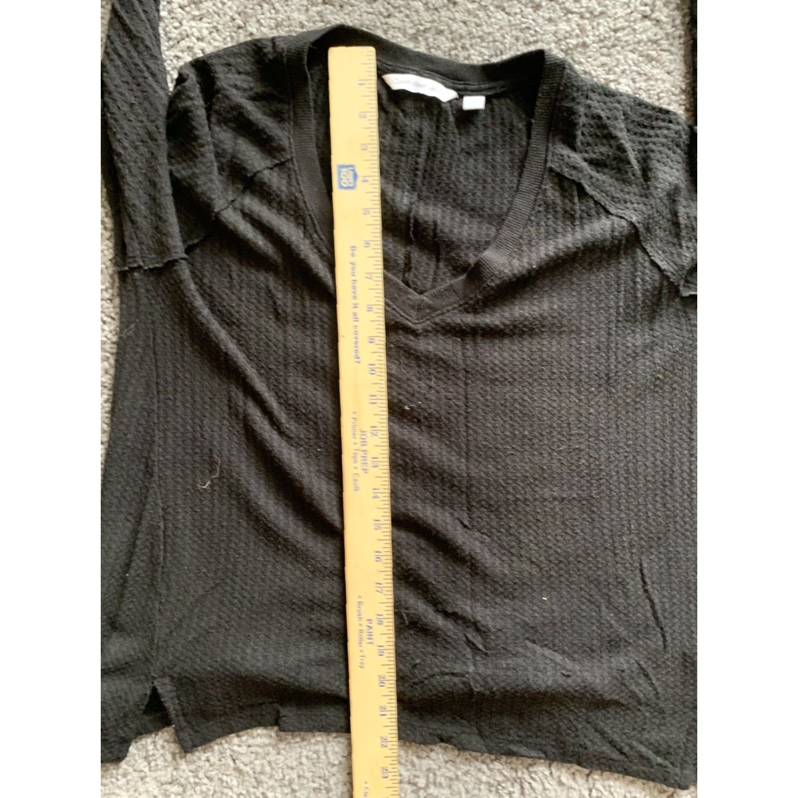 Calvin Klein Calvin Klein Women Black Kneck Long Sleeve Blouse Top Size Small Size S / US 4 / IT 40 - 5 Thumbnail