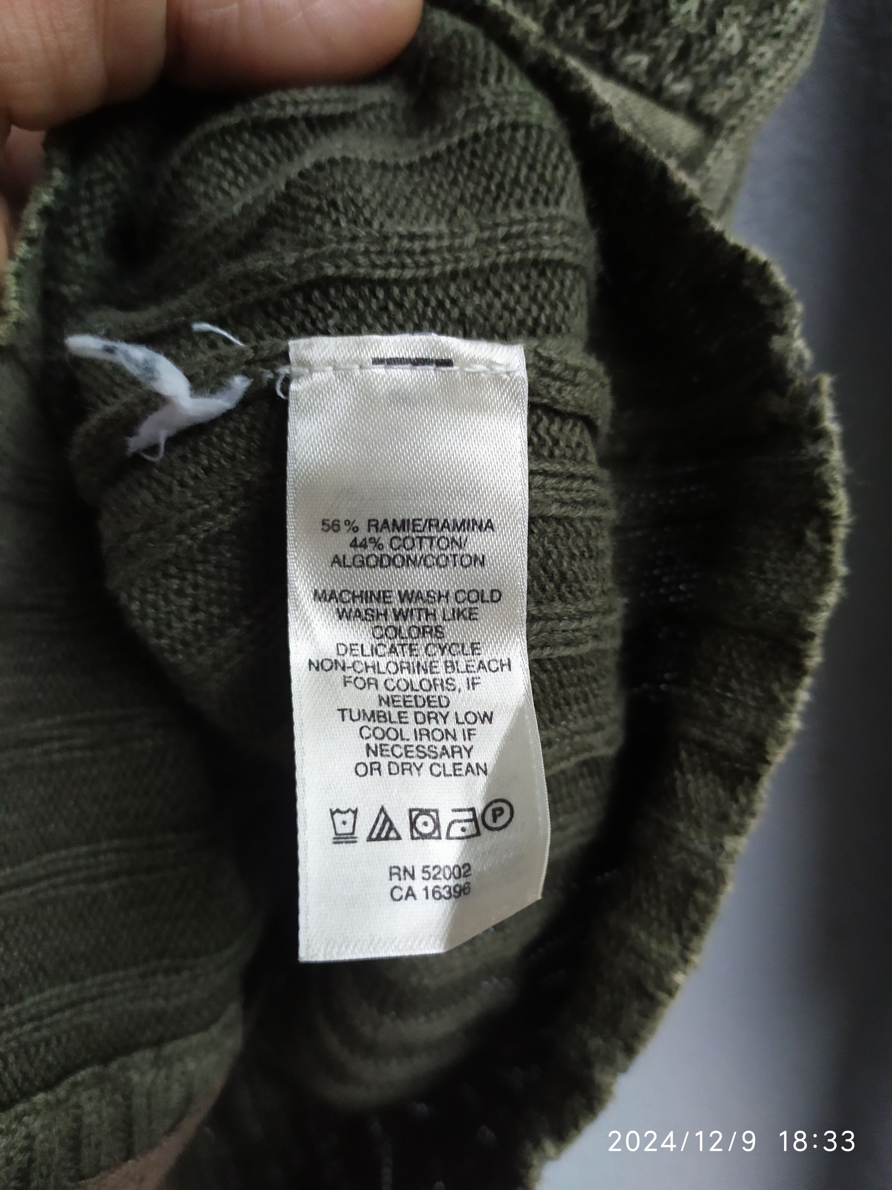 If Six Was Nine × Japanese Brand × Le Grande Bleu (L.G.B.) vintage DKNY JEANS Knit Zip-up i6w9 LGB style Size US M / EU 48-50 / 2 - 5 Thumbnail