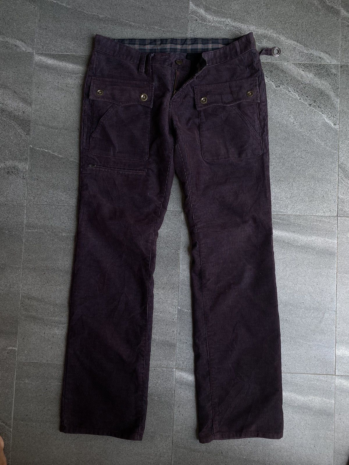 PPFM Ppfm dark purple double pocket pants Size US 32 / EU 48 - 2 Thumbnail