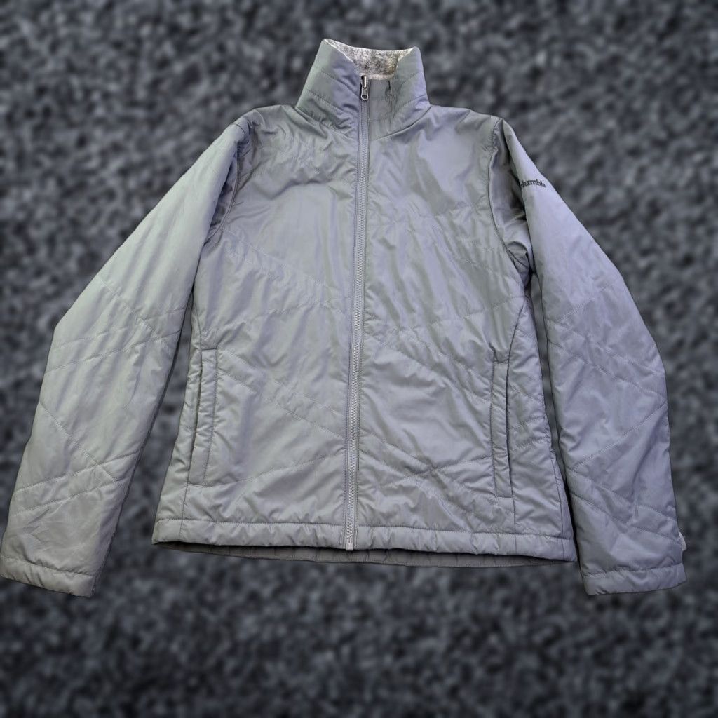 Vintage Columbia Jacket Womens XS Gray Long Sleeve Full Zip Interchange Outdoors Ladies Size XS / US 0-2 / IT 36-38 - 1 Thumbnail