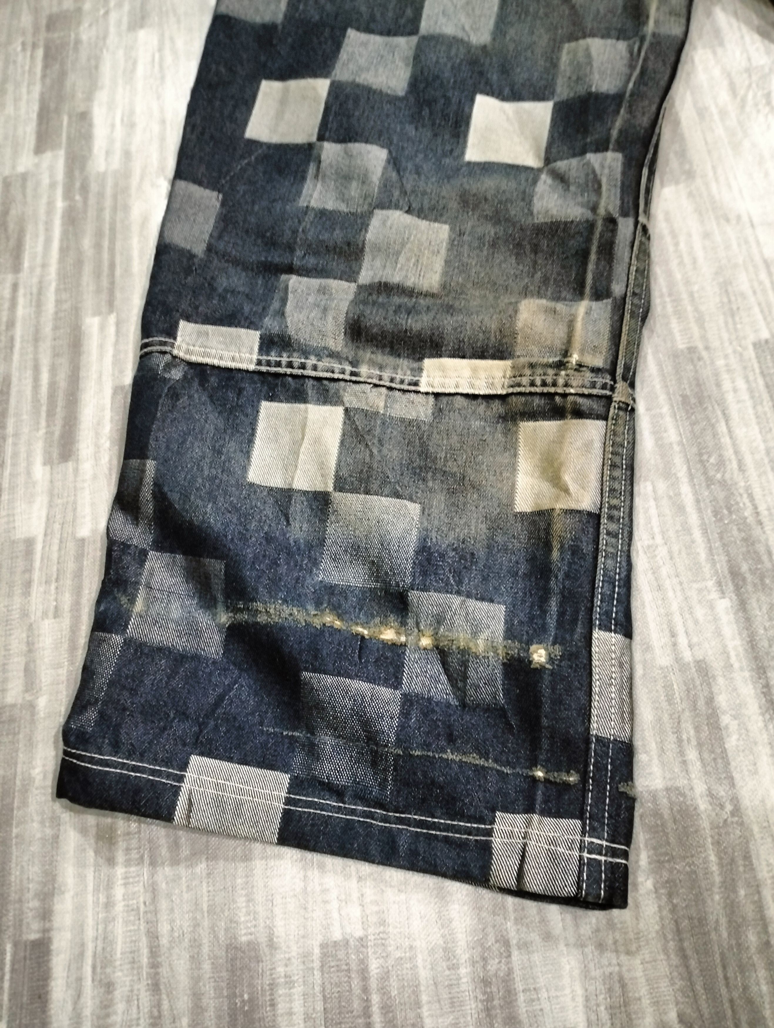 Pepe Jeans Pepe Jeans Baggy Pants Patchwork Design Distressed Pants Size US 35 - 18 Thumbnail