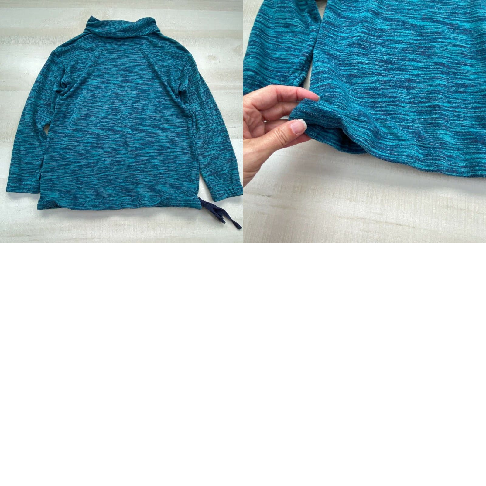 Talbots Talbots Womens Small Blue Funnel Neck Sweatshirt Soft Size S / US 4 / IT 40 - 8 Thumbnail