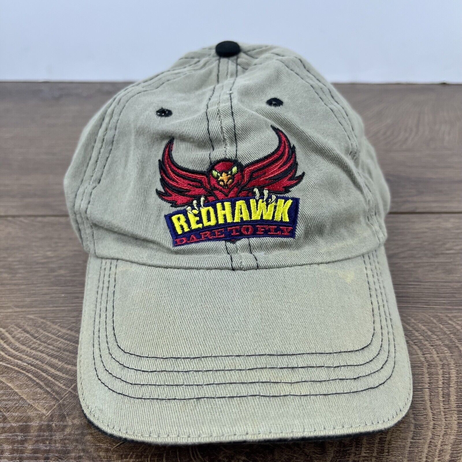 Other Darien Lake Redhawk Hat Dare to Fly Hat Gray Adjustable Hat Size ONE SIZE - 3 Thumbnail