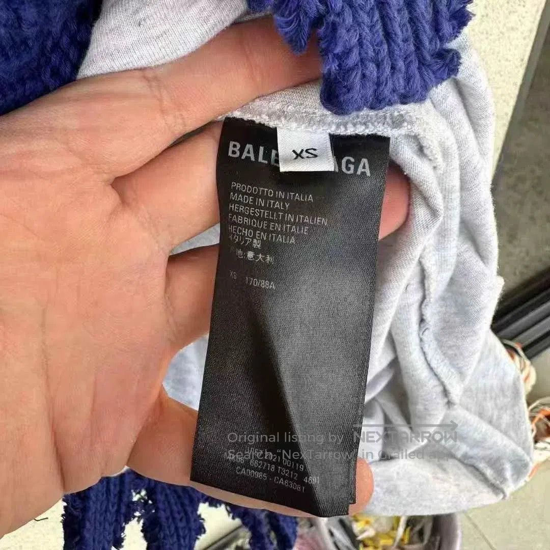 Balenciaga Balenciaga Distressed Layered Coke Sweater. Size XS / US 0-2 / IT 36-38 - 4 Thumbnail