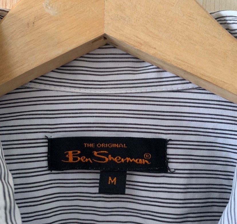 Ben Sherman × Designer × Vintage Ben Sherman London Button Up Stripes Shirts Size US M / EU 48-50 / 2 - 5 Thumbnail