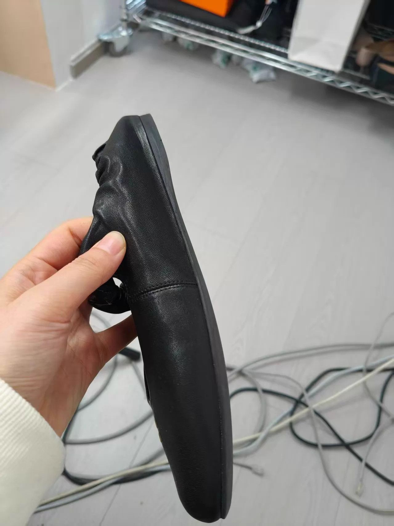 Miu Miu MIU MIU Black 37 Flat Shoes Size US 6.5 / IT 36.5 - 5 Thumbnail